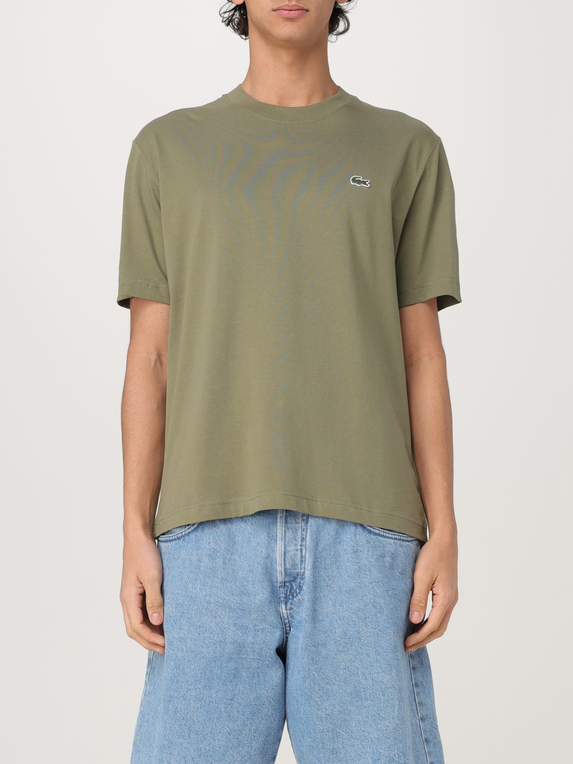 LACOSTE: T-shirt men - Kaki | Lacoste t-shirt TH7318 online