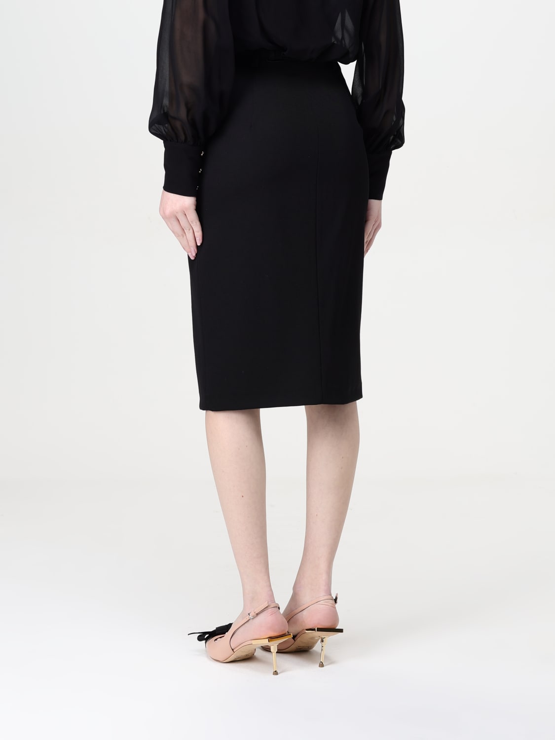 スカート ELISABETTA FRANCHI Woman Skirt Black GO069 110 ELISABETTA FRANCHI: Skirt woman - Black | Elisabetta Franchi