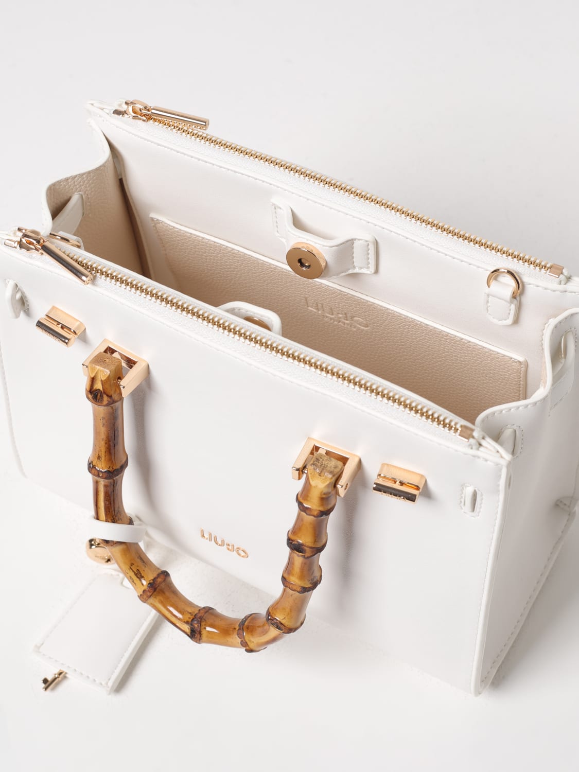 LIU JO BORSA A MANO: Borsa Liu Jo in pelle sintetica , Bianco - Img 3