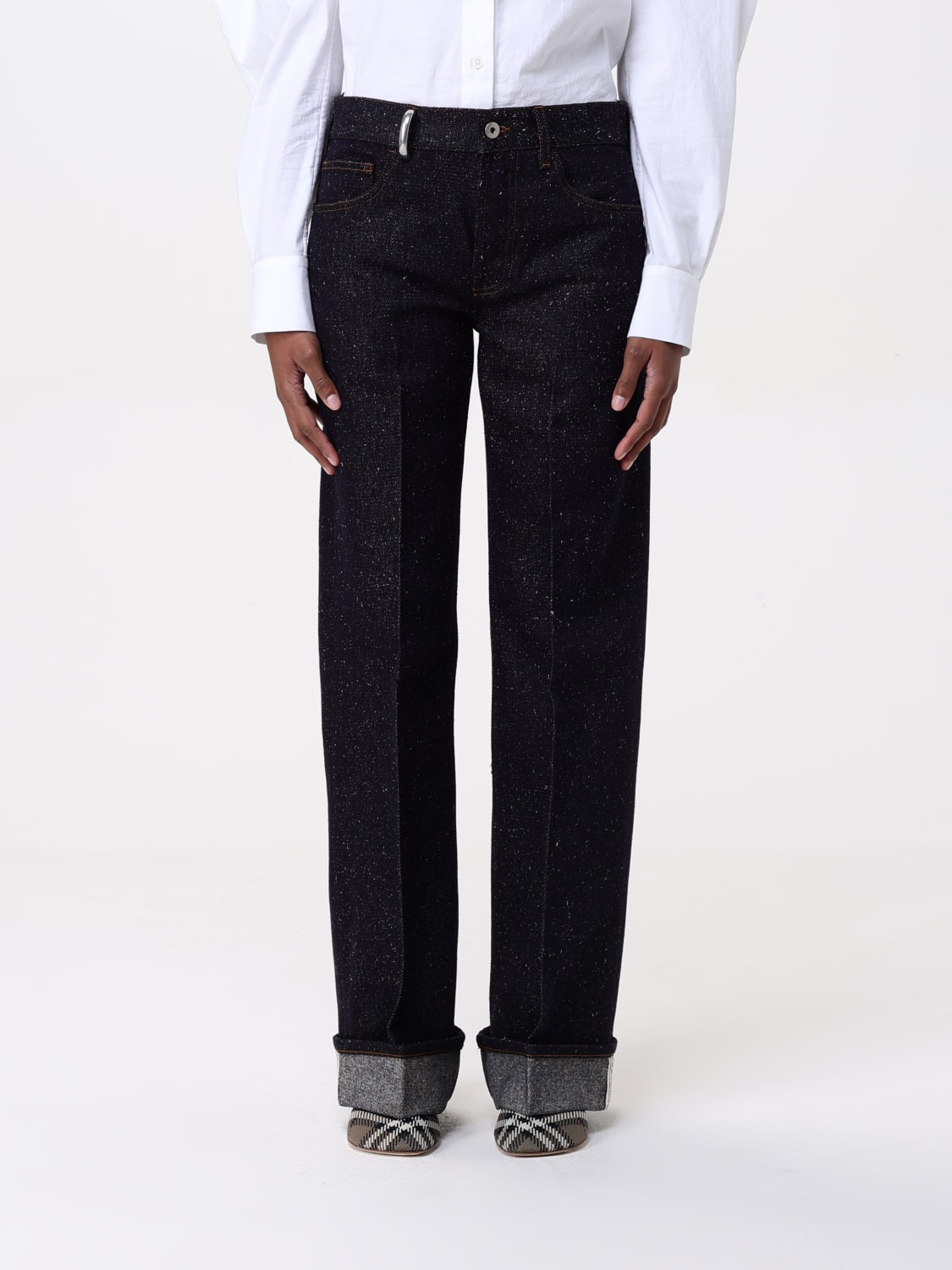 デニム・ジーパン BURBERRY Women Denim Pants 8101680 C1765 Blue BURBERRY: Jeans woman - Indigo | Burberry jeans 8101680