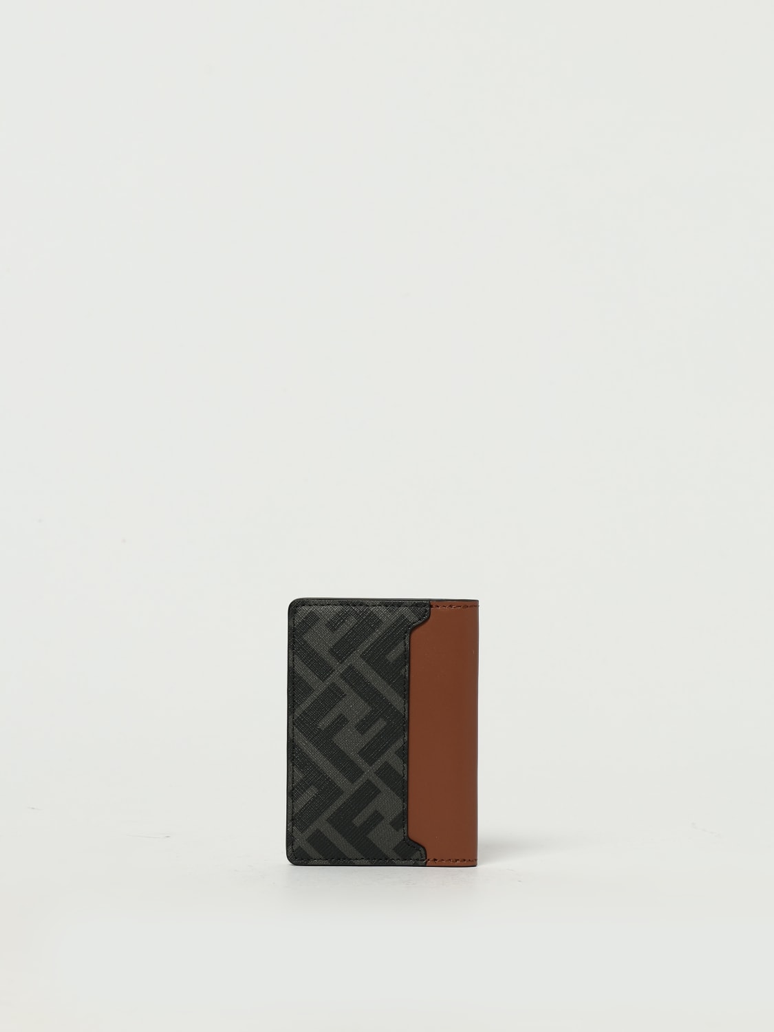 FENDI WALLET: Wallet men Fendi, Brown - Img 3