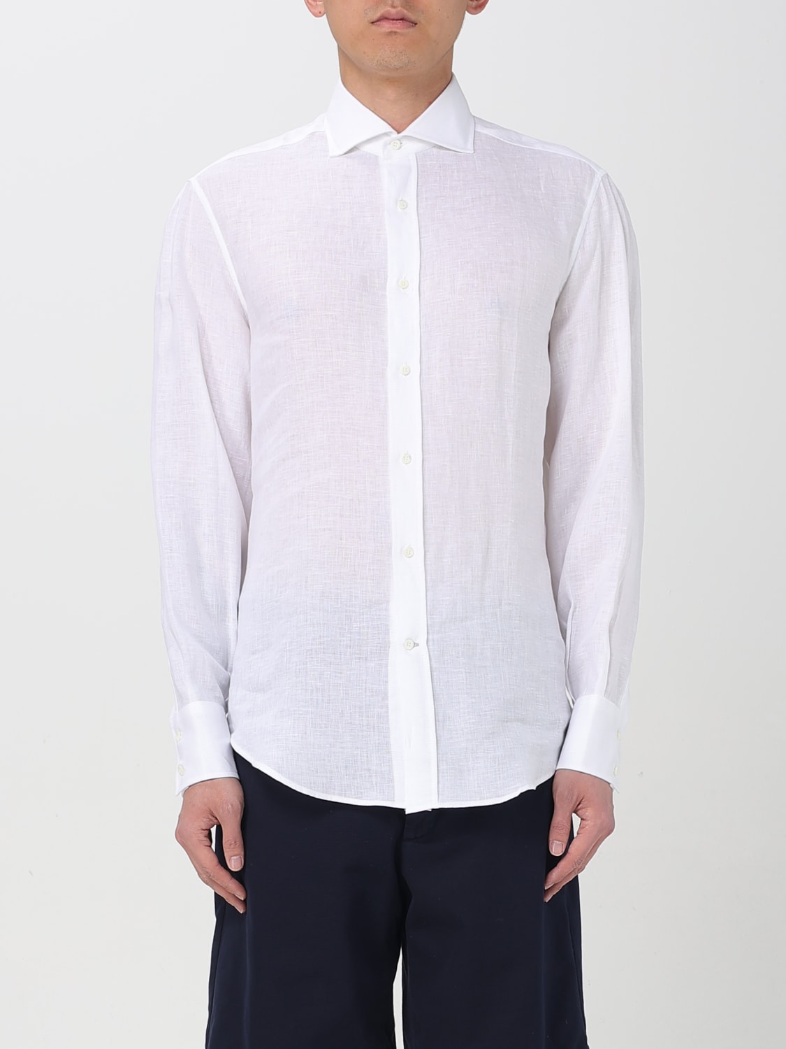 BRUNELLO CUCINELLI: Shirt men - White | Brunello Cucinelli shirt BRUNELLO CUCINELLI: Shirt men - White | Brunello Cucinelli shirt