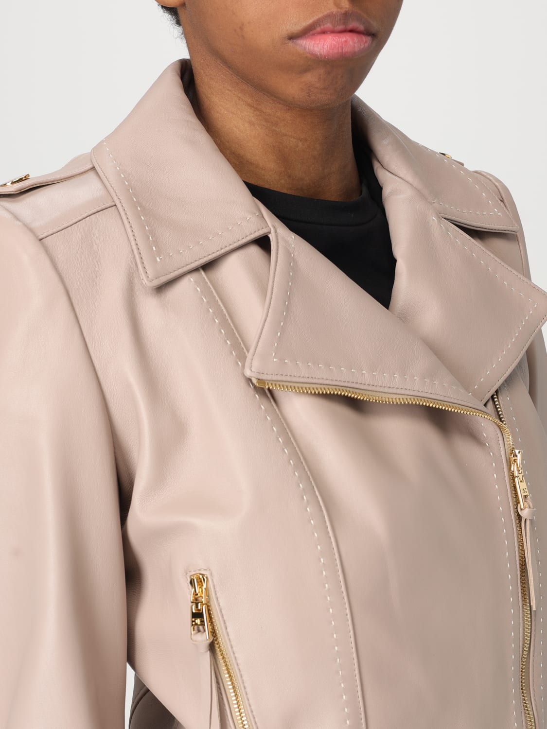 ジャケット ELISABETTA FRANCHI Woman Jacket Grey GD47Z DC4 ELISABETTA FRANCHI: Jacket woman - Grey | Elisabetta Franchi