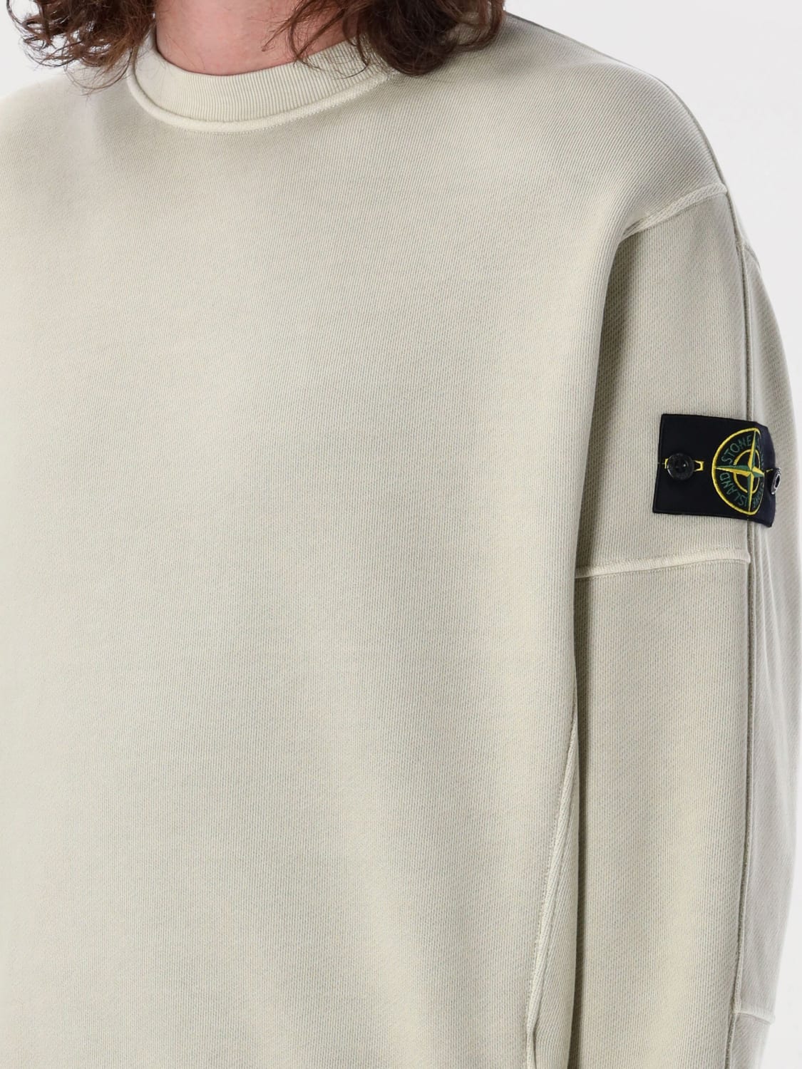 STONE ISLAND：スウェットシャツ メンズ - サンド | GIGLIO.COM