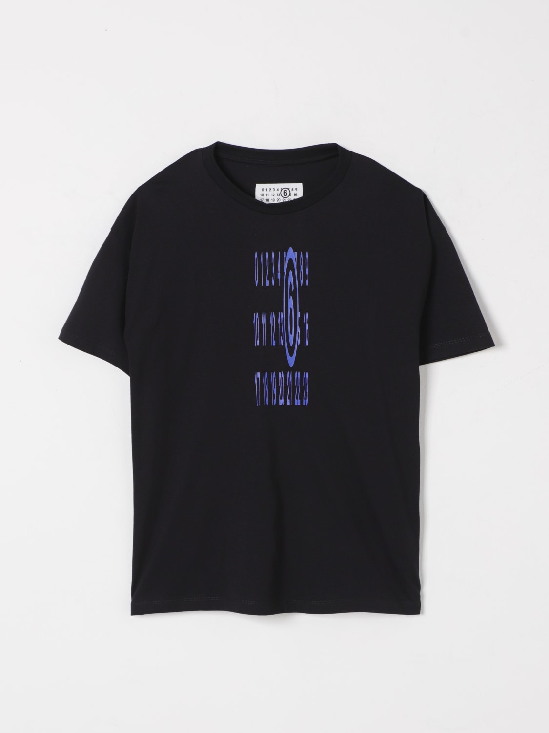 MM6 MAISON MARGIELA T-SHIRT: T-shirt kinder Mm6 Maison Margiela, Schwarz - Img 1