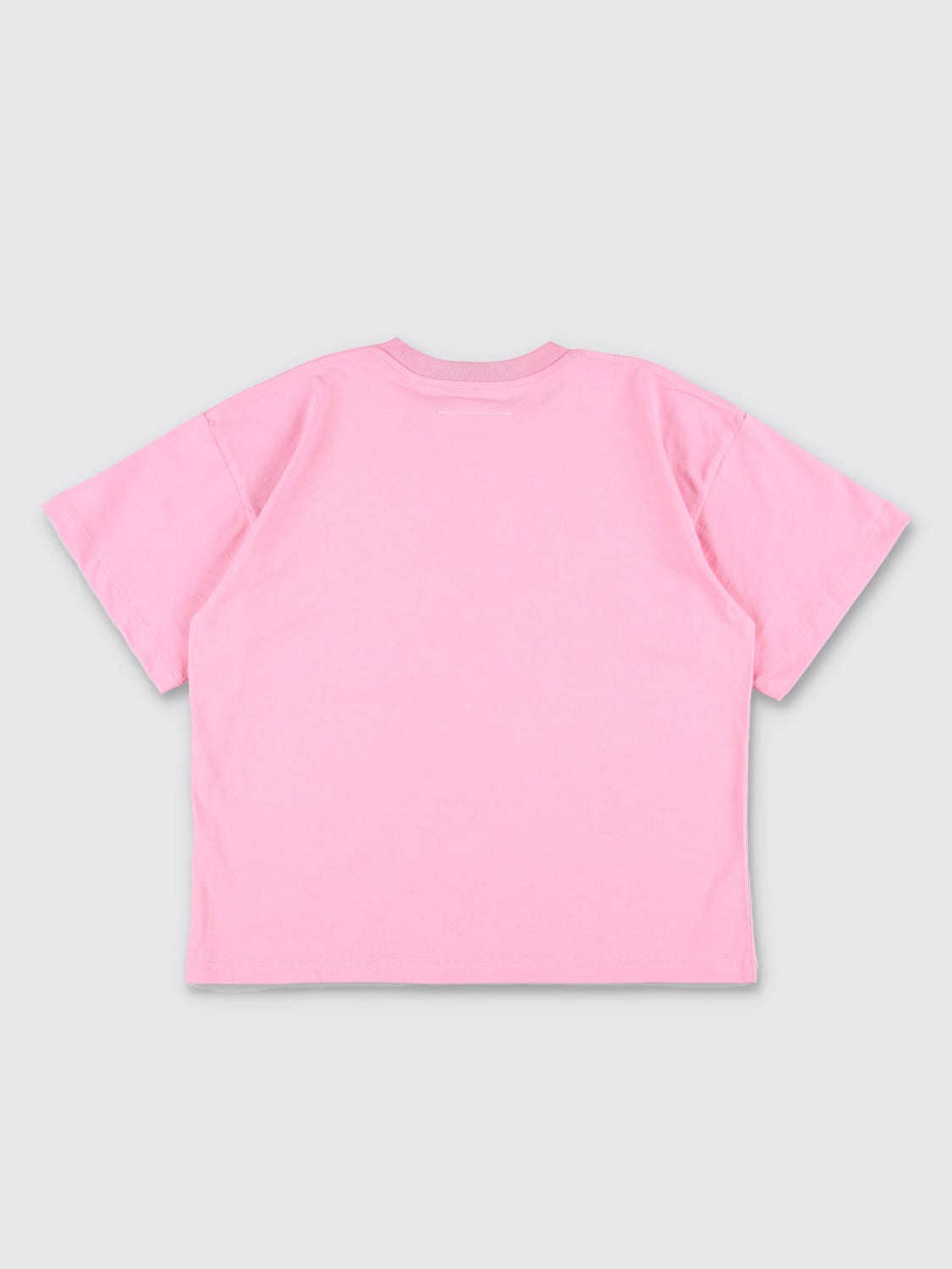 MM6 MAISON MARGIELA T-SHIRT: T-shirt kinder Mm6 Maison Margiela, Pink - Img 2