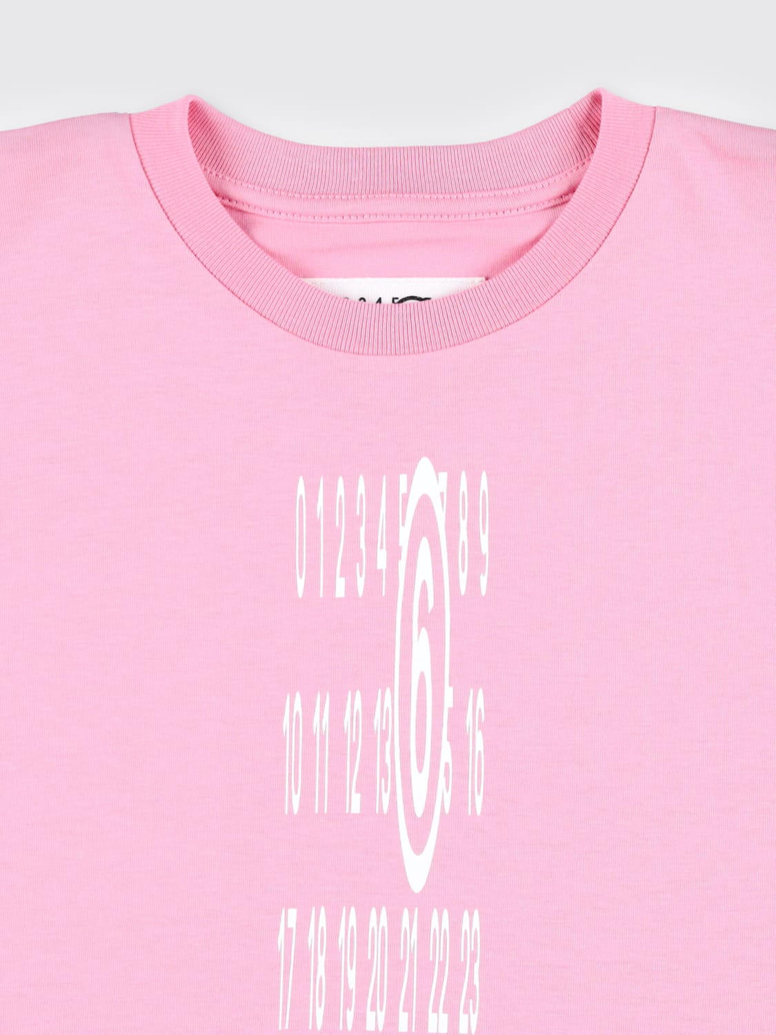 MM6 MAISON MARGIELA T-SHIRT: T-shirt kinder Mm6 Maison Margiela, Pink - Img 3