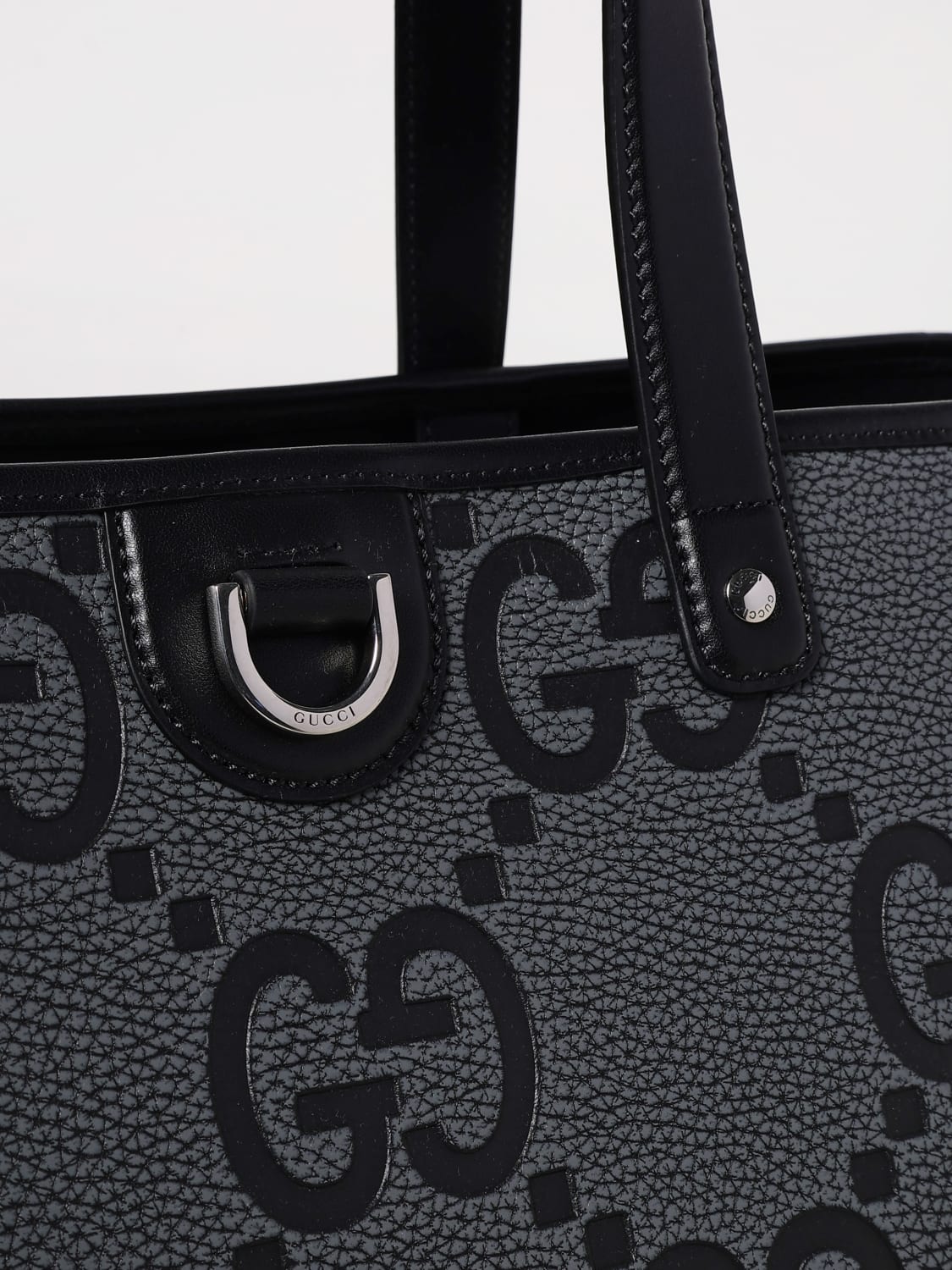 Gucci ブラック GGパターン ショルダーバッグ GUCCI ショルダーバッグ 黒 GGパターン