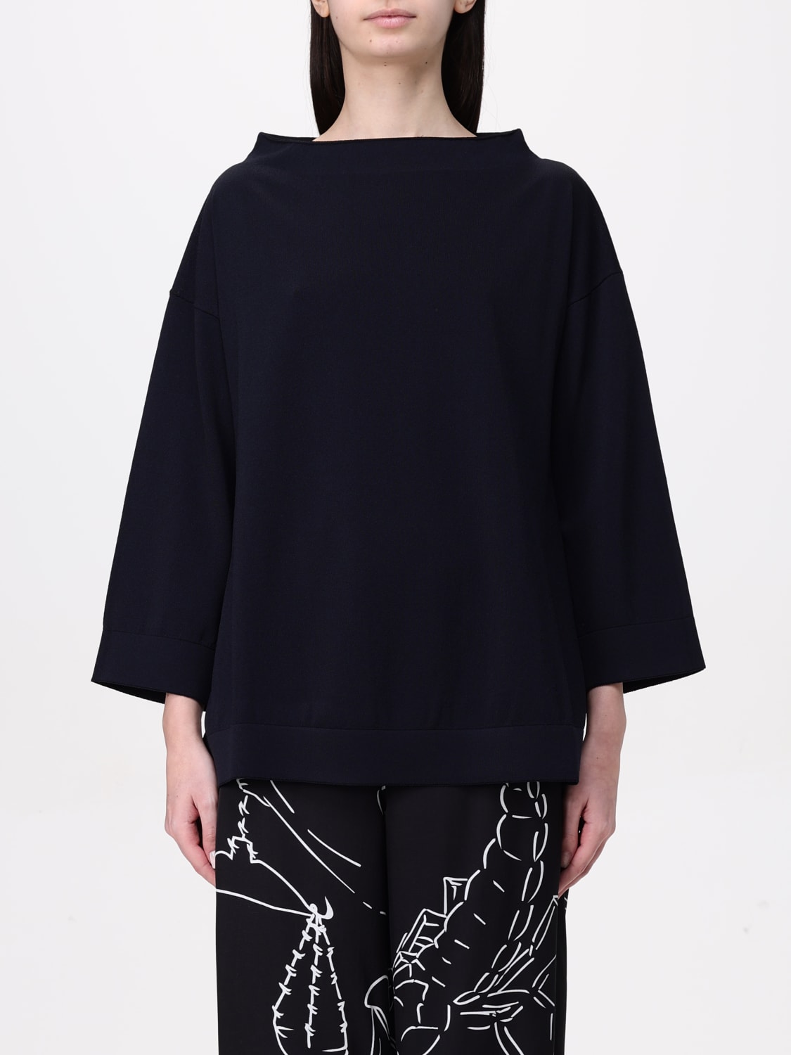 LIVIANA CONTI SWEATER: Sweater woman Liviana Conti, Blue - Img 1