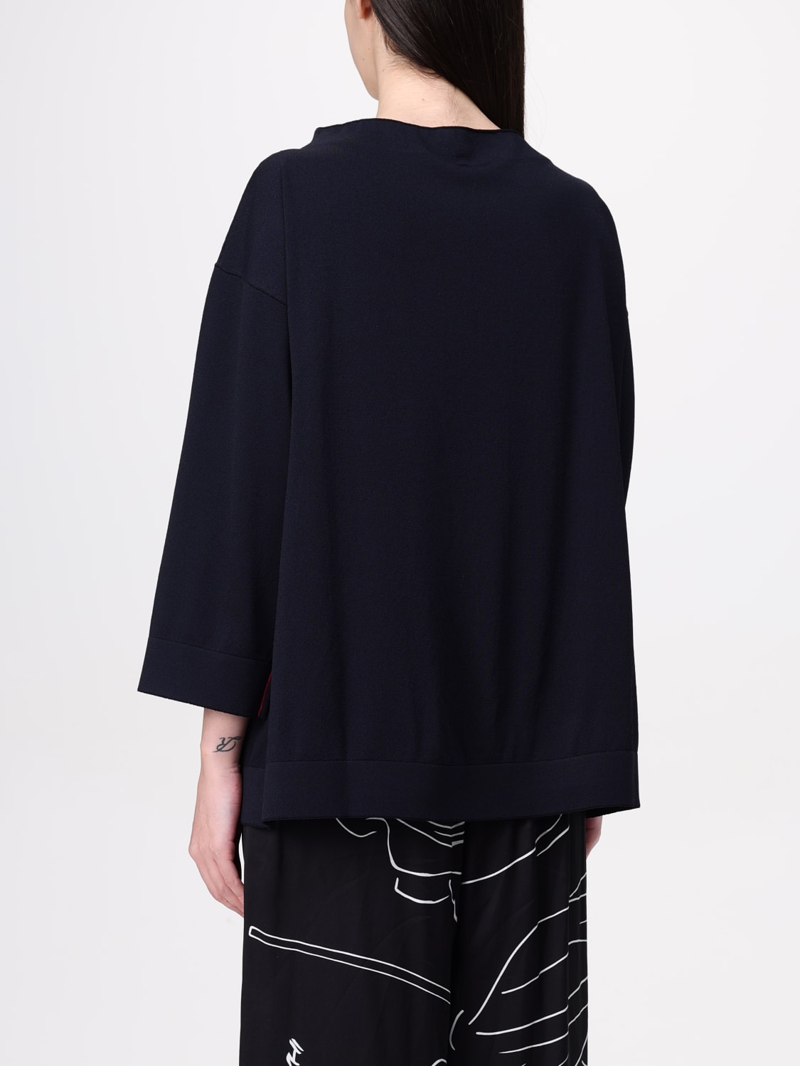 LIVIANA CONTI SWEATER: Sweater woman Liviana Conti, Blue - Img 2