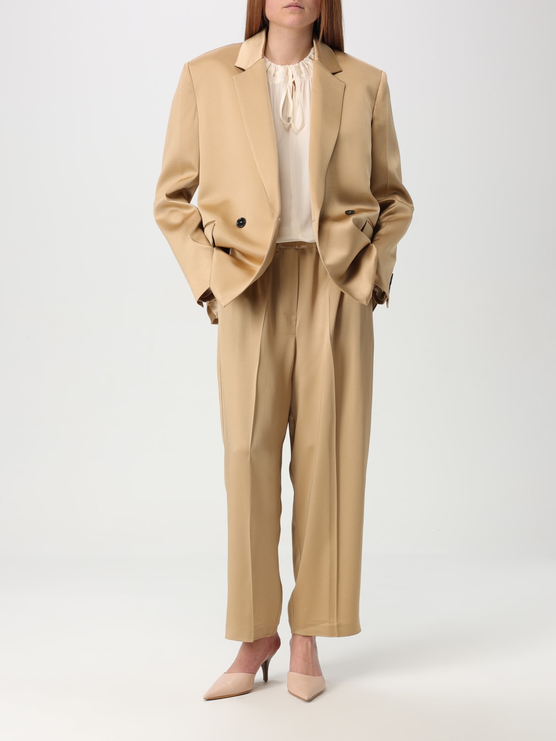 アウターその他 LIVIANA CONTI Woman Blazer Gold F5SS81 V53-0 LIVIANA CONTI: Blazer woman - Gold | Liviana Conti blazer
