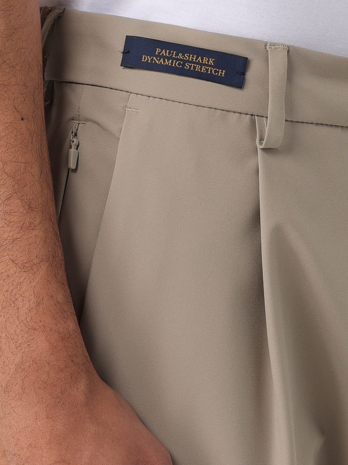 PAUL & SHARK PANTS: Pants men Paul & Shark, Mastic - Img 3