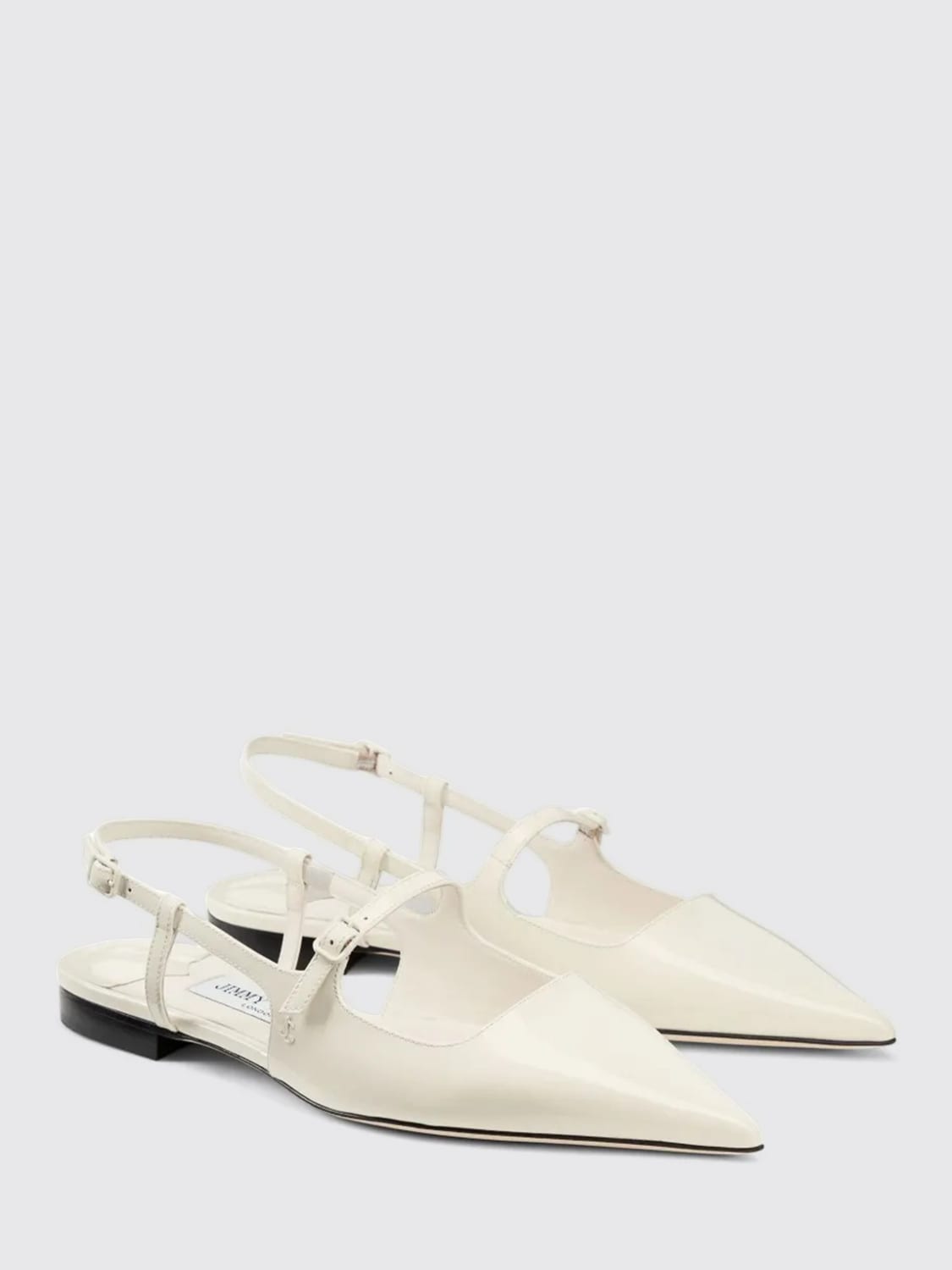 JIMMY CHOO BALLERINE: Ballerines femme Jimmy Choo, Blanc - Img 2