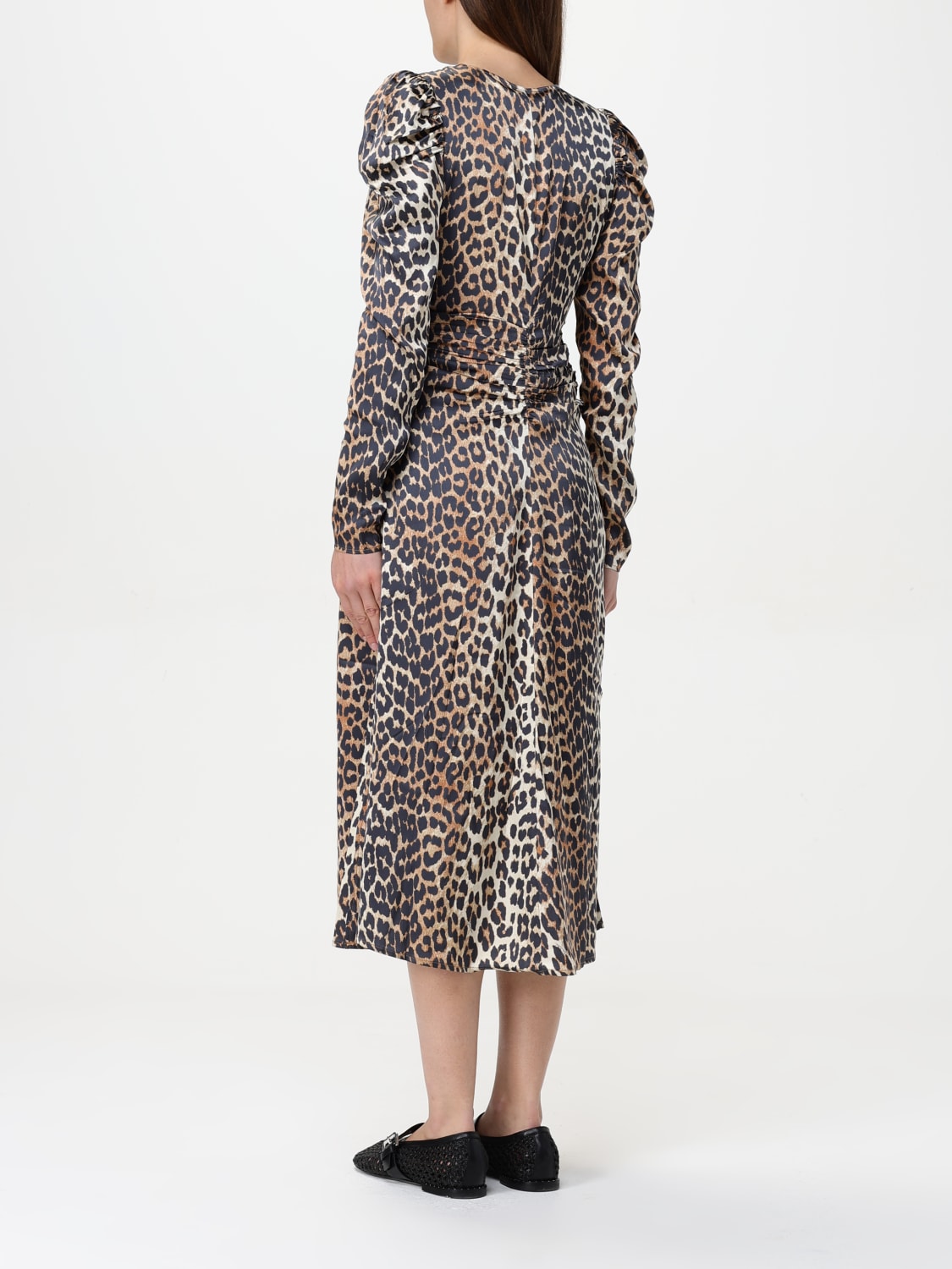 GANNI: Dress woman - Brown | Ganni dress W0330 online at