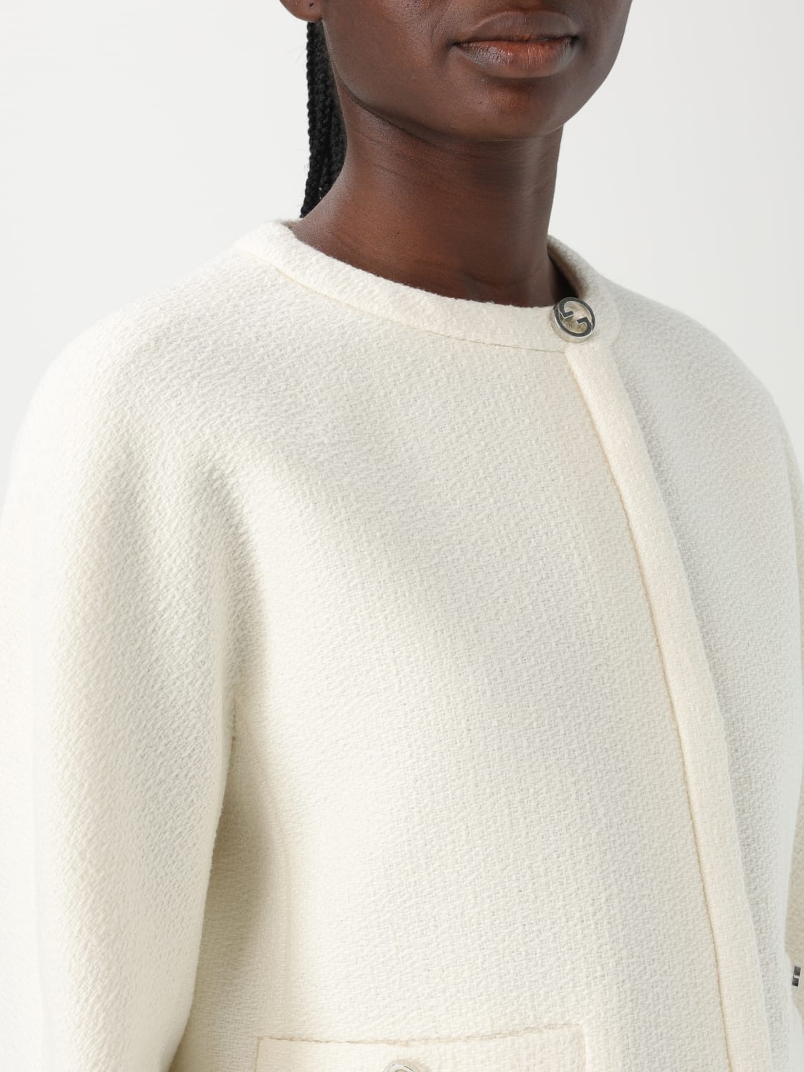 GUCCI JACKET: Jacket woman Gucci, White - Img 5