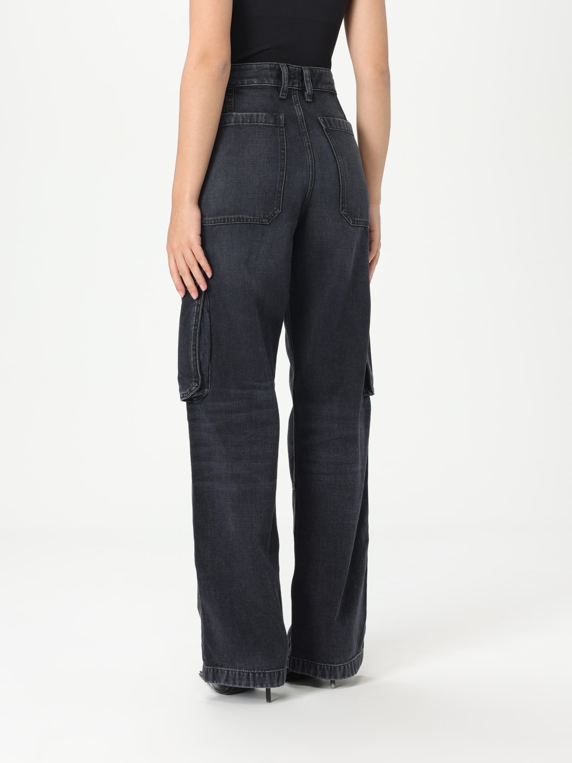 デニム・ジーパン DIESEL Woman Jeans Black A1577709J96 2 1996 D-Sire Woman: Relaxed Black/Dark grey Baggy Jeans | Diesel