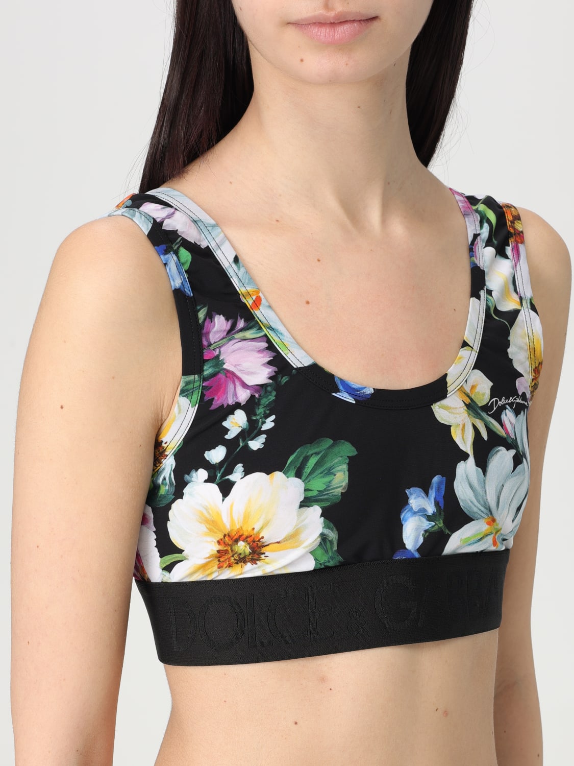 DOLCE & GABBANA TOP: Top damen Dolce & Gabbana, Schwarz - Img 4