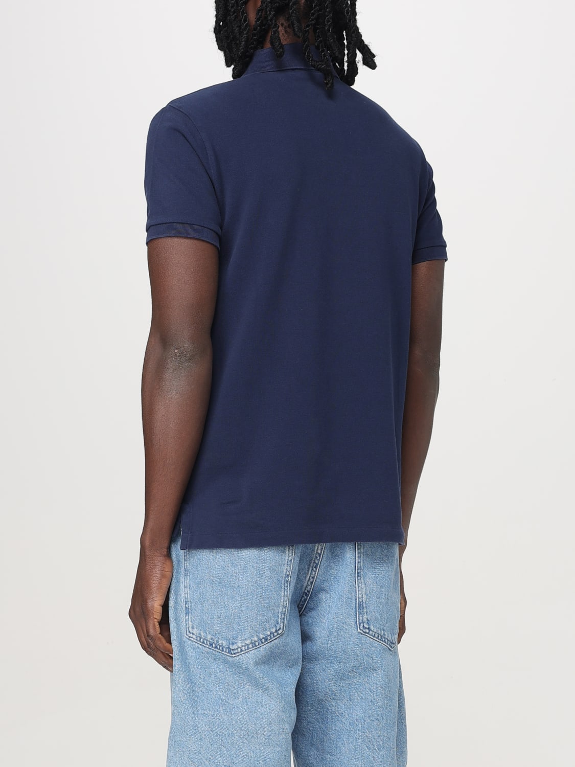 POLO RALPH LAUREN POLO: Polo in cotone con logo Polo Ralph Lauren, Blue - Img 2