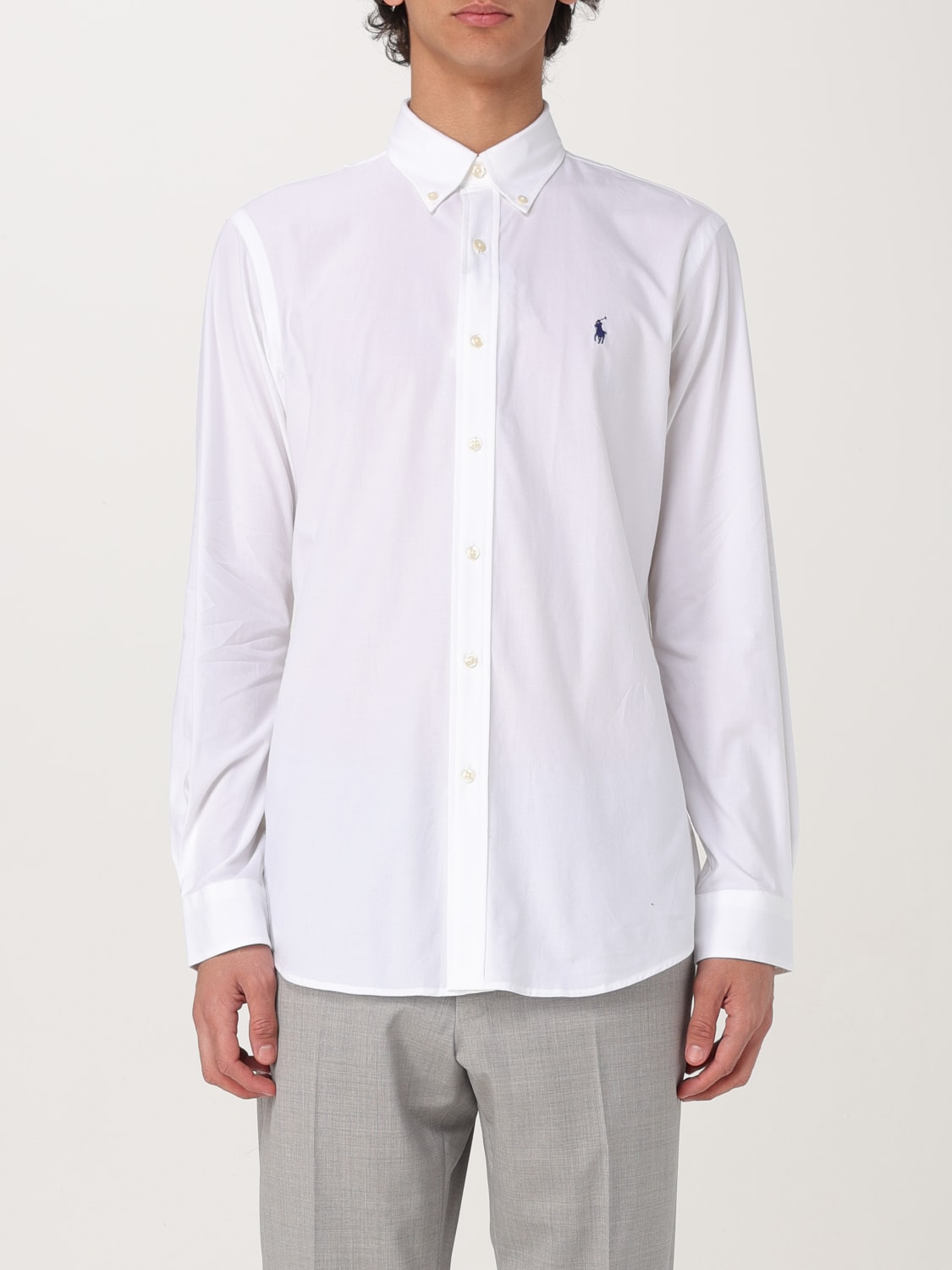 POLO RALPH LAUREN SHIRT: Shirt men Polo Ralph Lauren, White - Img 1