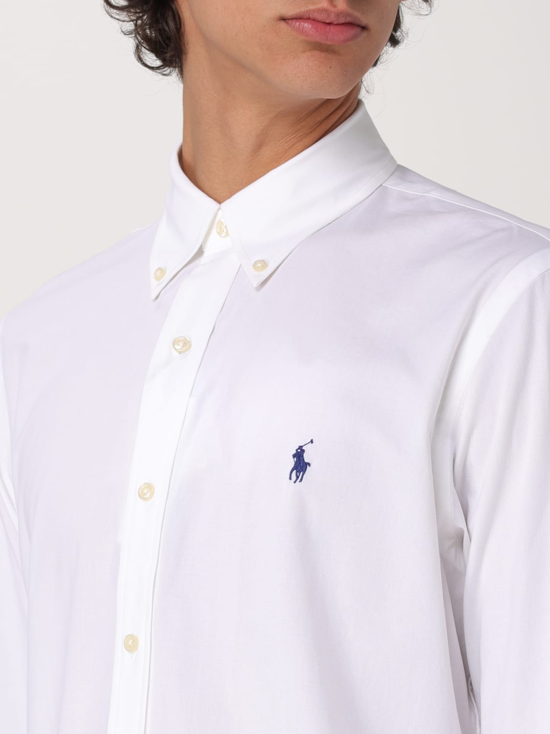 POLO RALPH LAUREN SHIRT: Shirt men Polo Ralph Lauren, White - Img 3