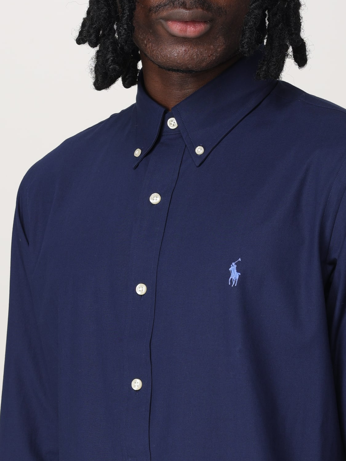 POLO RALPH LAUREN SHIRT: Shirt men Polo Ralph Lauren, Blue - Img 3