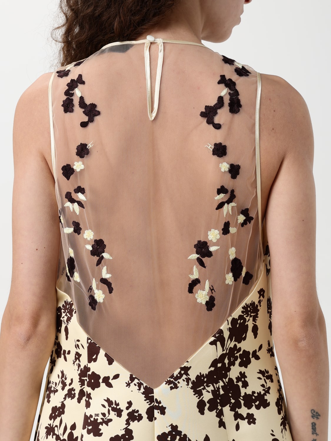 ワンピース ELISABETTA FRANCHI Woman Dress Cocoa AB759 DJ3 ELISABETTA FRANCHI: Dress woman - Cocoa | Elisabetta Franchi