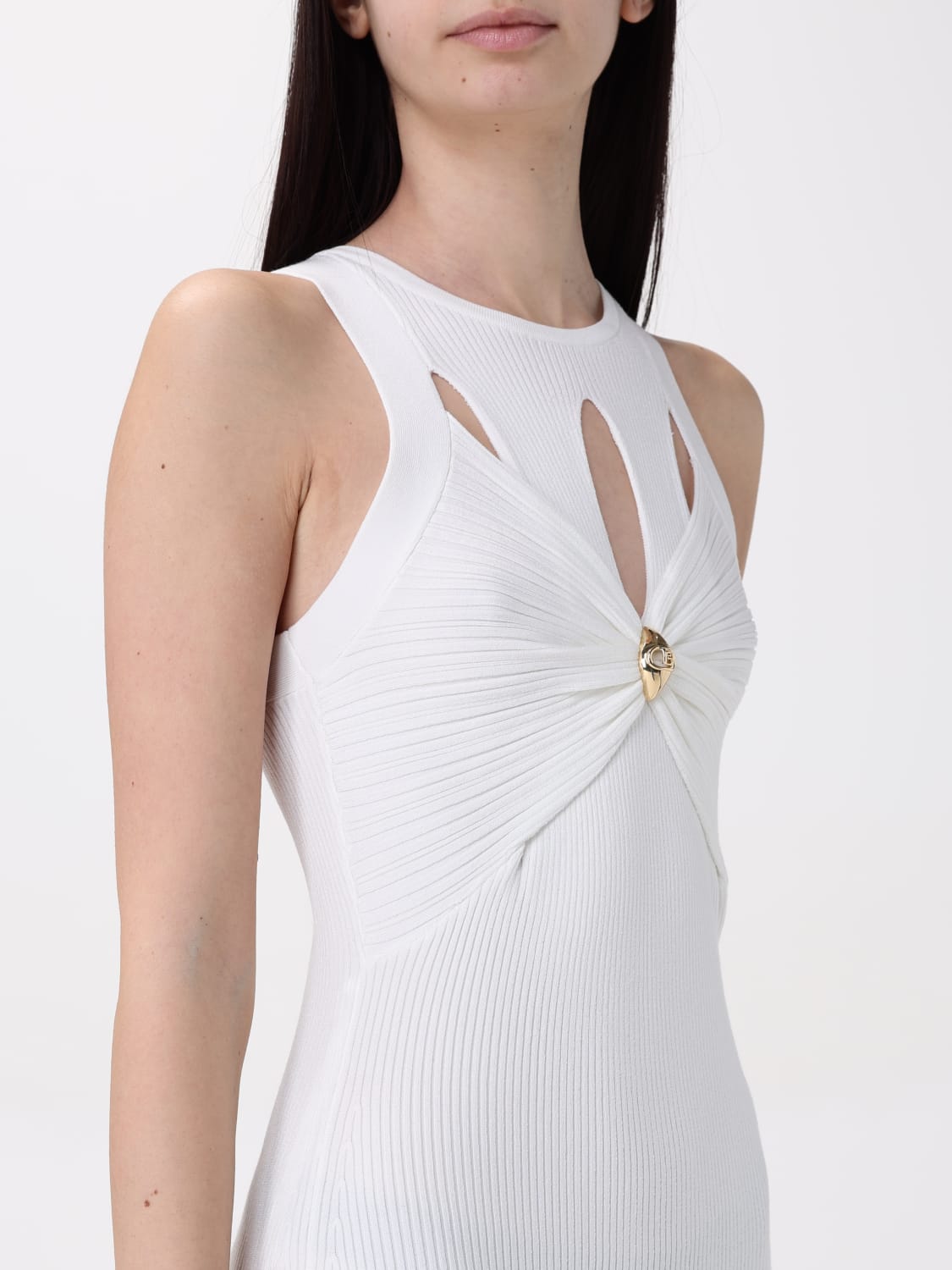 ワンピース ELISABETTA FRANCHI Woman Dress Ivory AM63B 360 ELISABETTA FRANCHI: Dress woman - Ivory | Elisabetta Franchi