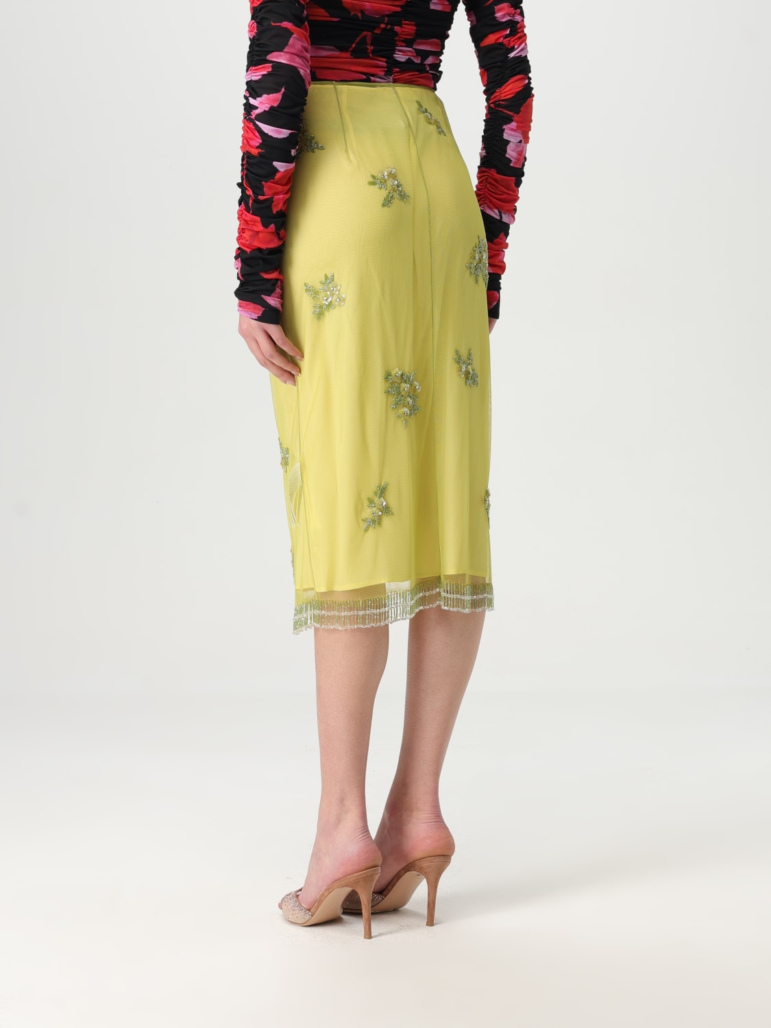 ワンピース BLUMARINE Women Mid Skirts P522A586A N0432 GREEN Skirts | Blumarine