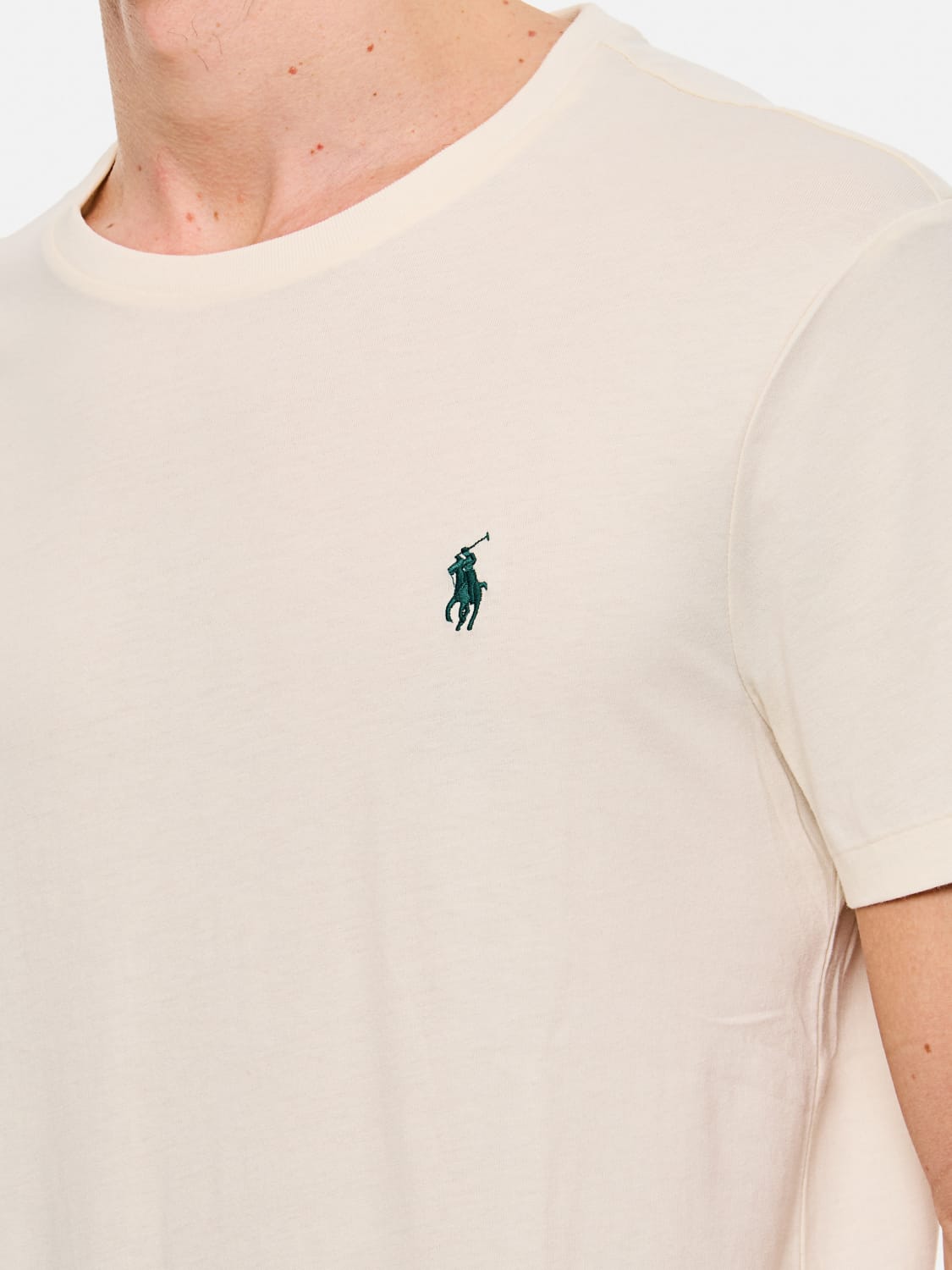 Tシャツ・カットソー POLO RALPH LAUREN Men T-shirt White 710671438 421 POLO RALPH LAUREN：Tシャツ メンズ - ホワイト | GIGLIO.COM