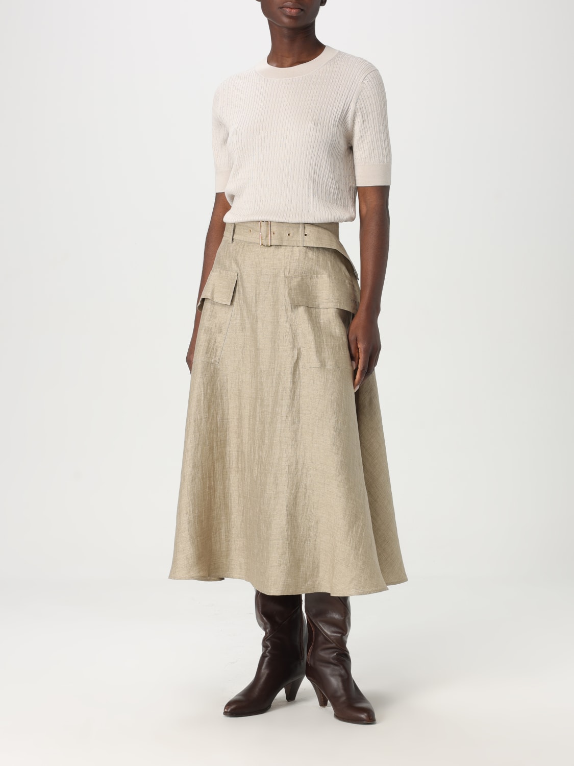スカート FAY Women Skirts NAW62463020UXRC008 Beige FAY: Skirt woman - Beige | Fay skirt NXW92504650WYZ online