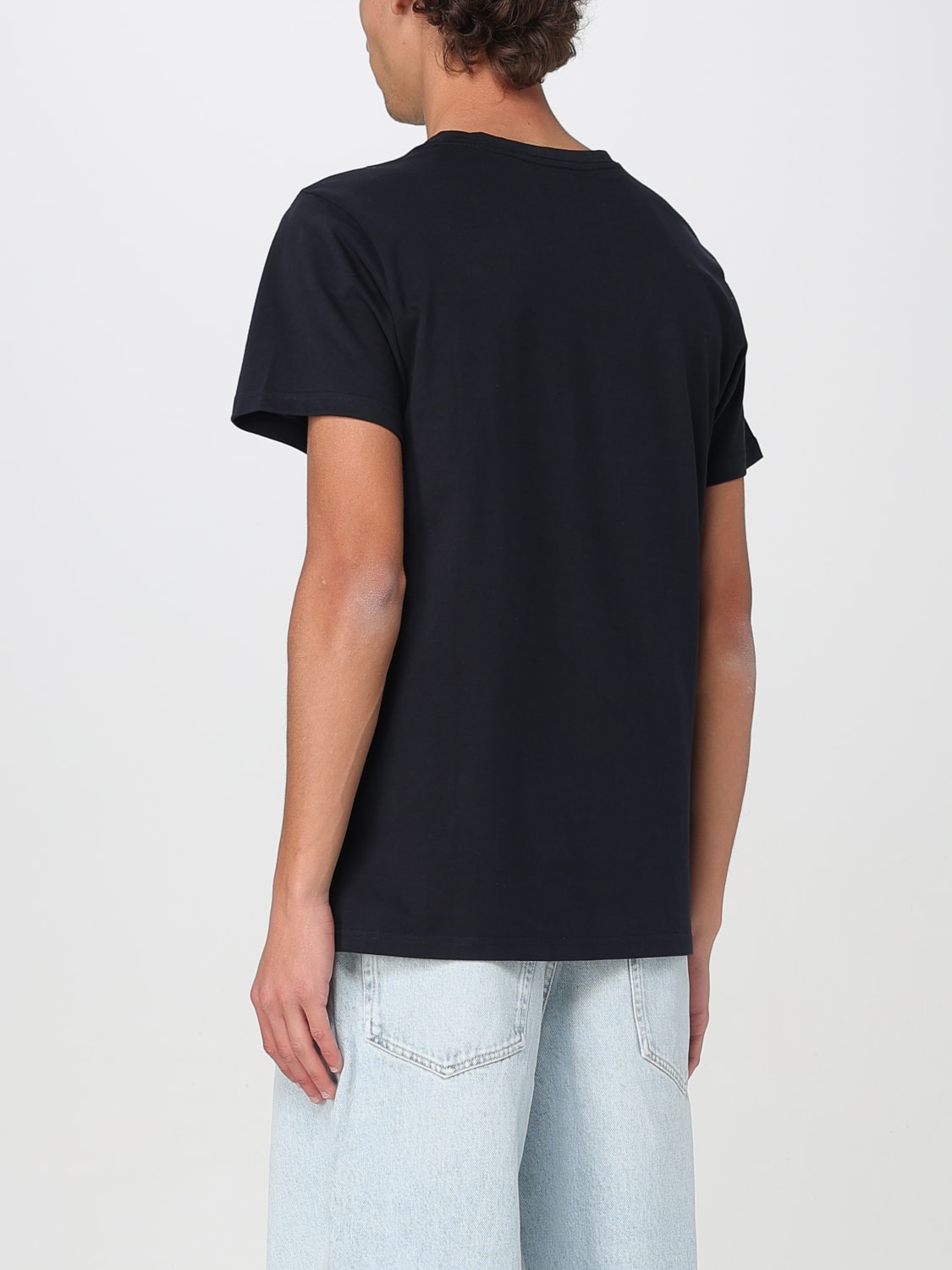 Tシャツ・カットソー ISABEL MARANT Men T-shirt Black TS0047HAB3N13H 01BK ISABEL MARANT: T-shirt men - Black | Isabel Marant t-shirt
