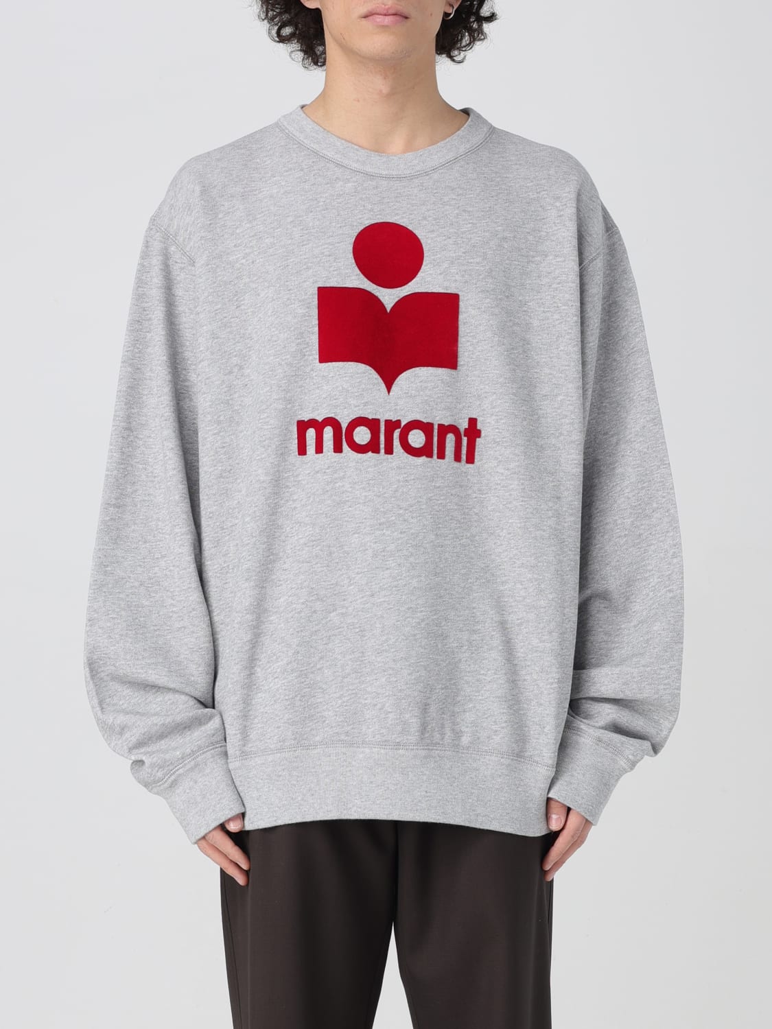 ISABEL MARANT SWEATSHIRT: Sweatshirt men Isabel Marant, Grey - Img 1