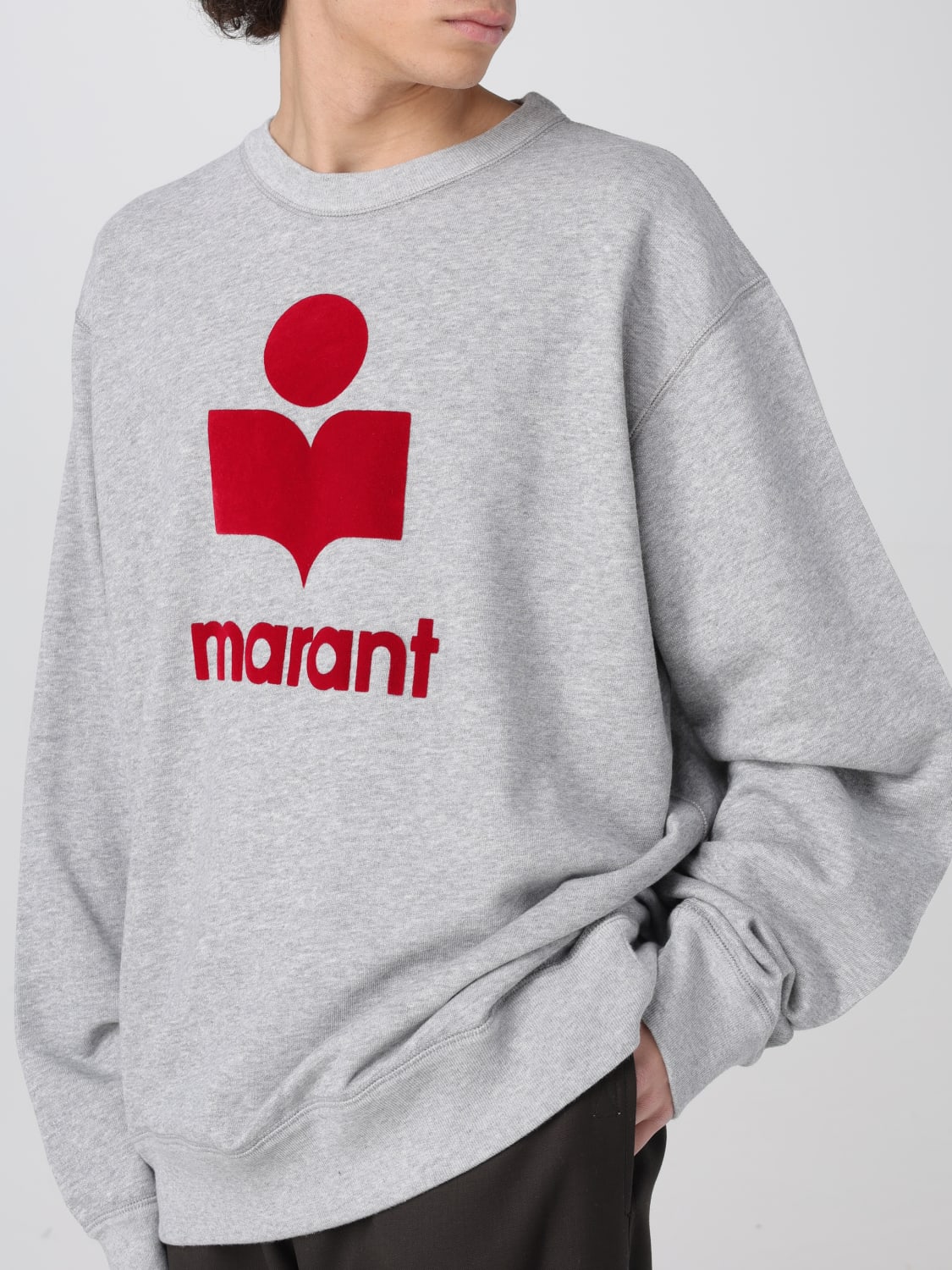 ISABEL MARANT SWEATSHIRT: Sweatshirt men Isabel Marant, Grey - Img 3