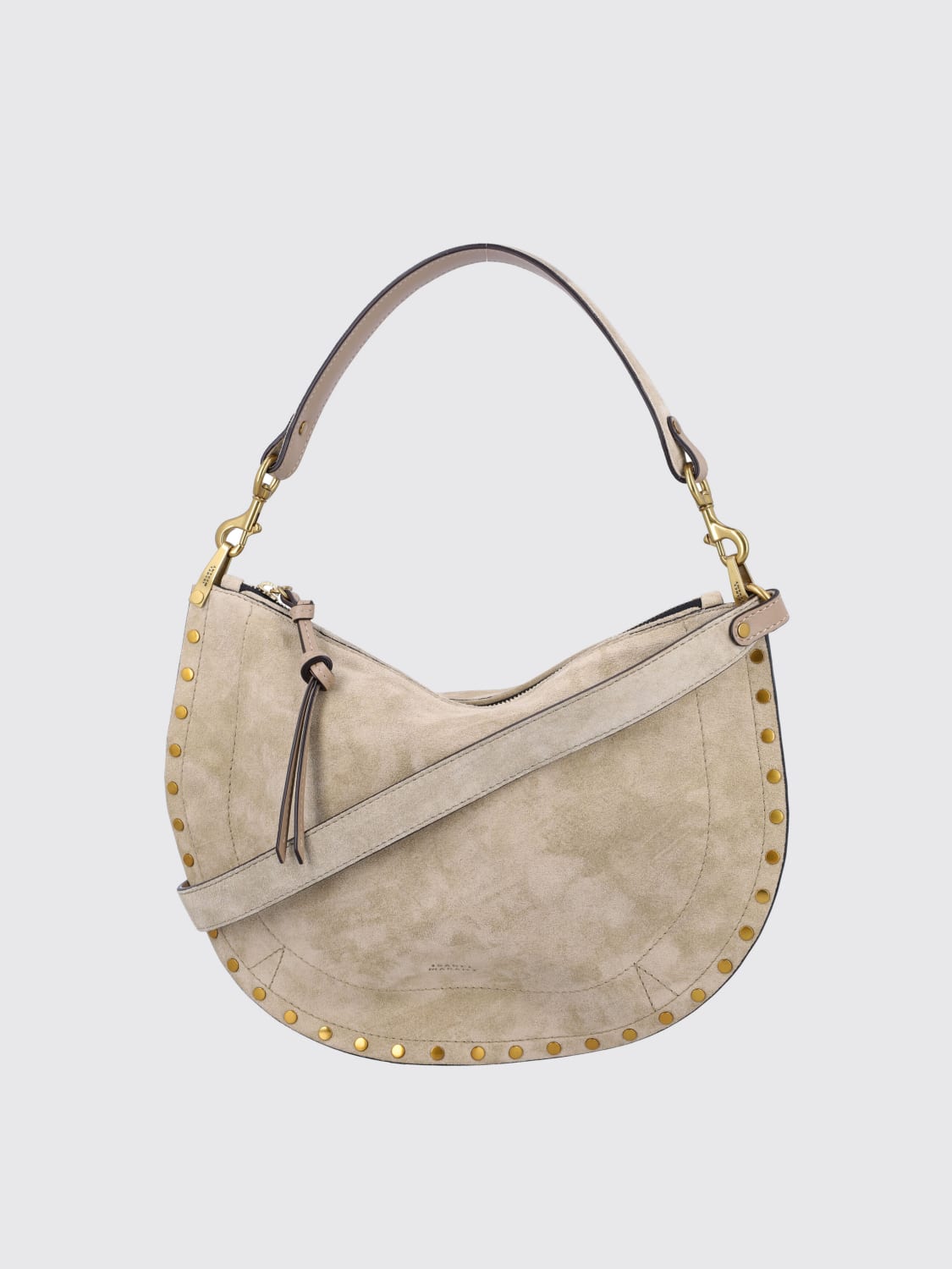 バッグ・カバンその他 Isabel Marant BAG (BF0066FCC3C14M) OSKAN SOFT ZIPPED BAG Woman taupe | ISABEL MARANT Official