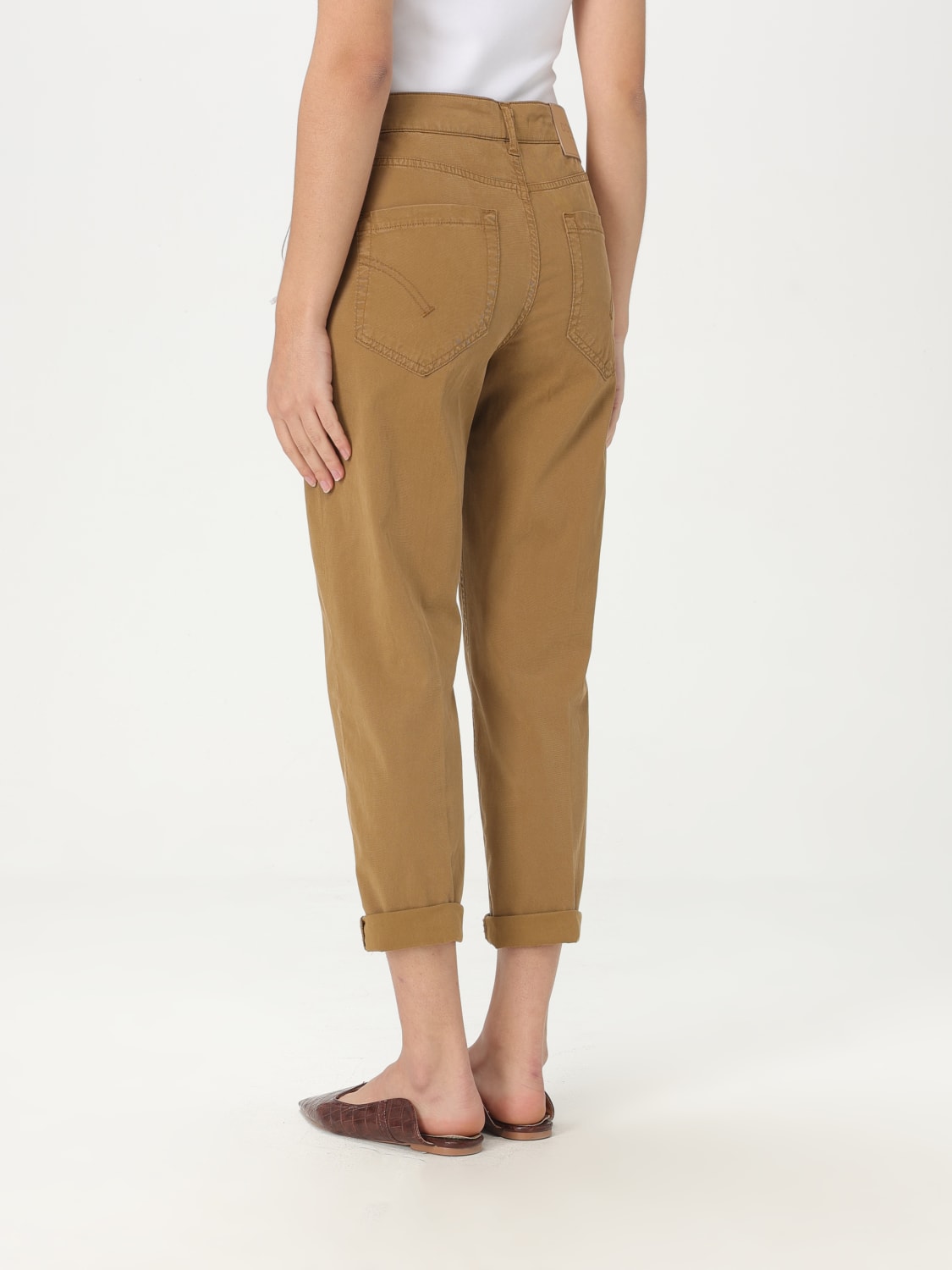 DONDUP: Pants woman - White | Dondup pants DP268BGSE068DBM5