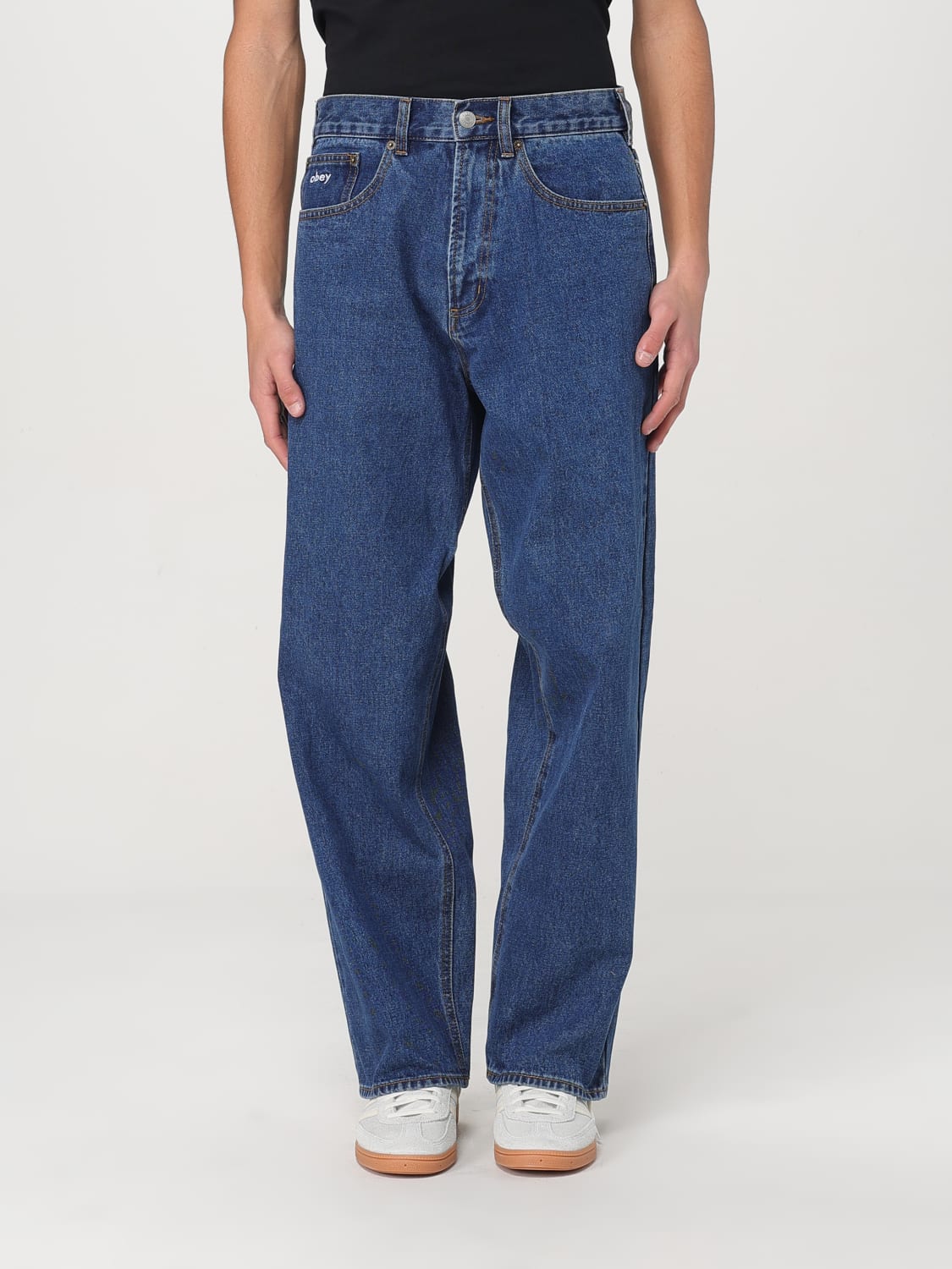 OBEY JEANS: Jeans Obey in denim , Denim - Img 1