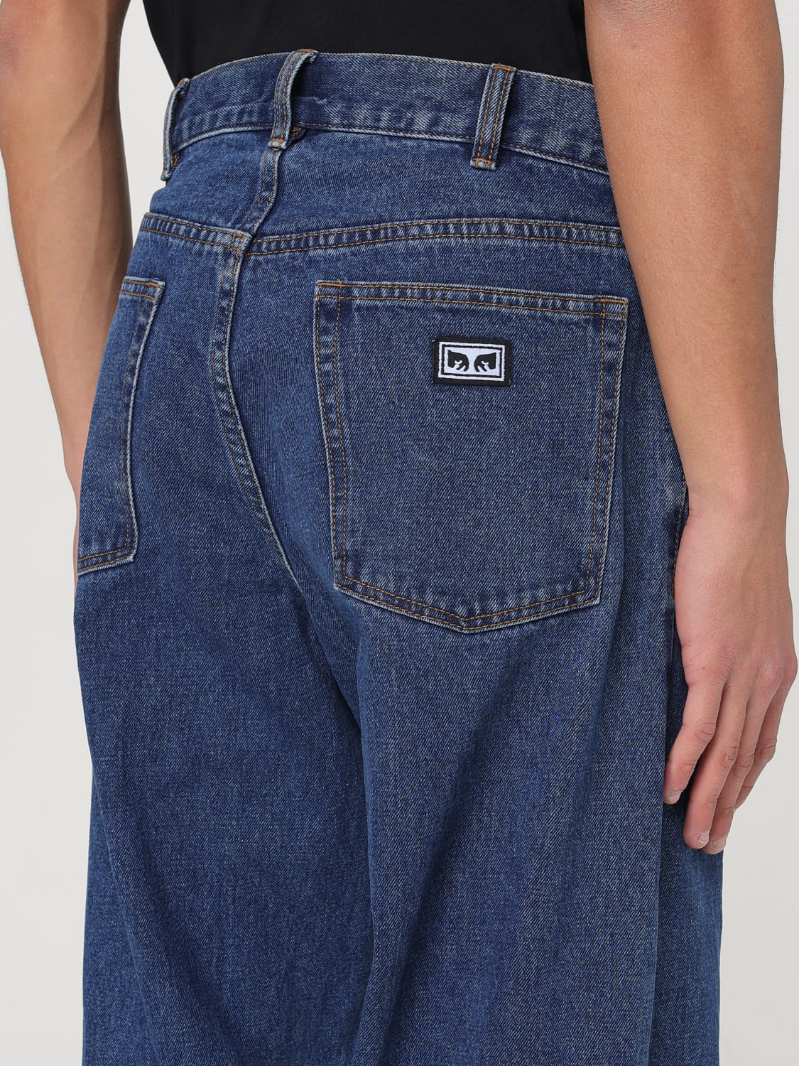 OBEY JEANS: Jeans Obey in denim , Denim - Img 3