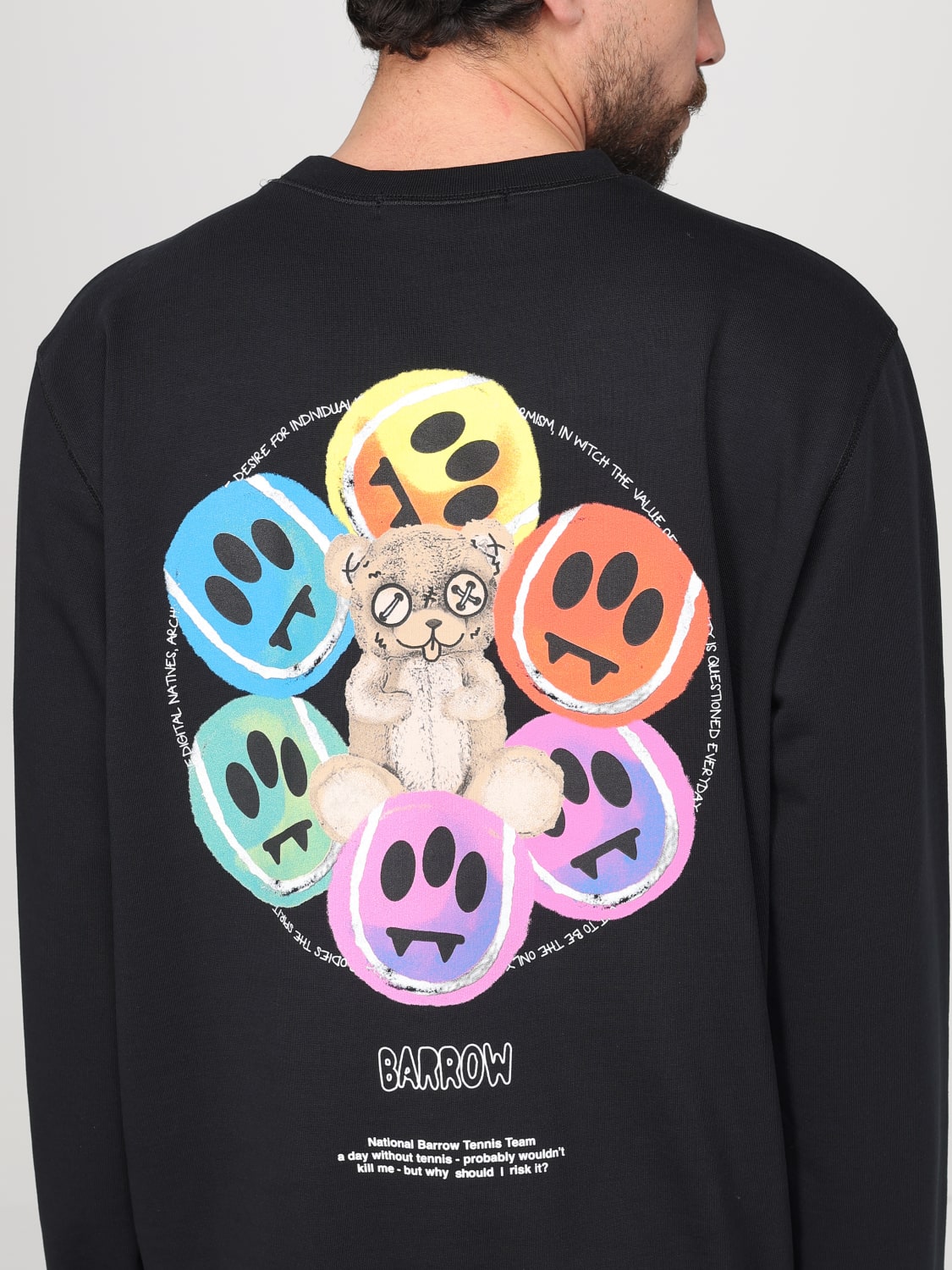 BARROW SWEATSHIRT: Sweater men Barrow, Black - Img 3