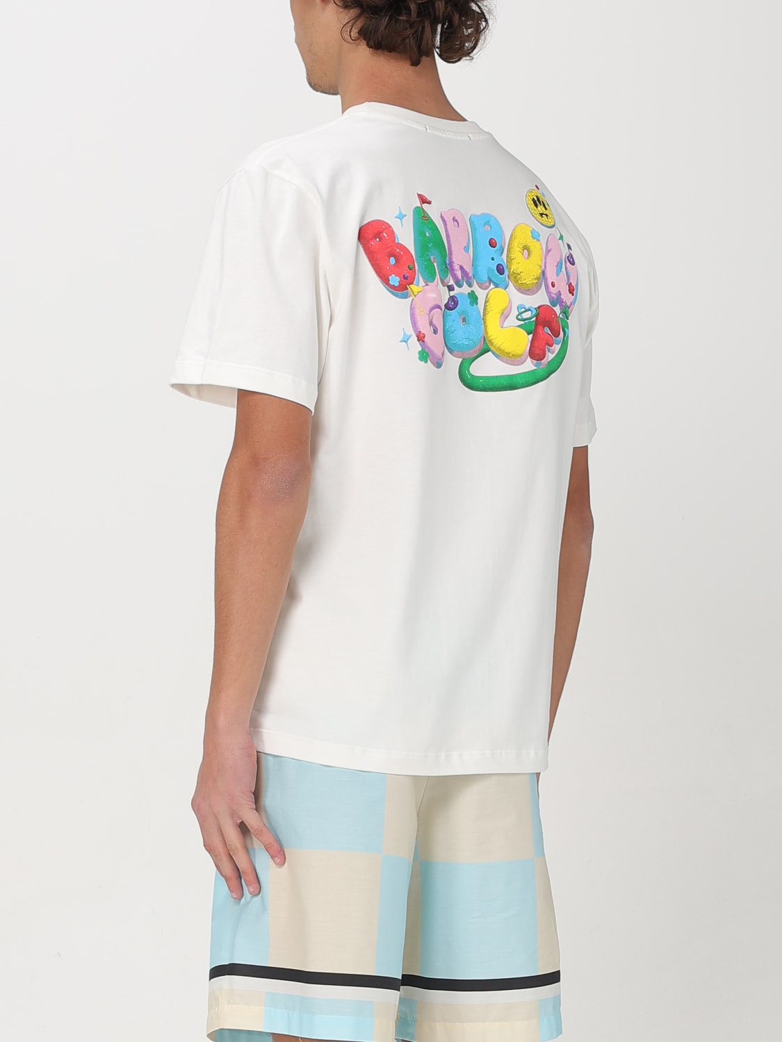 Tシャツ・カットソー BARROW Men T-shirt White S5BWUATH149 002 Barrow T-Shirt In Jersey