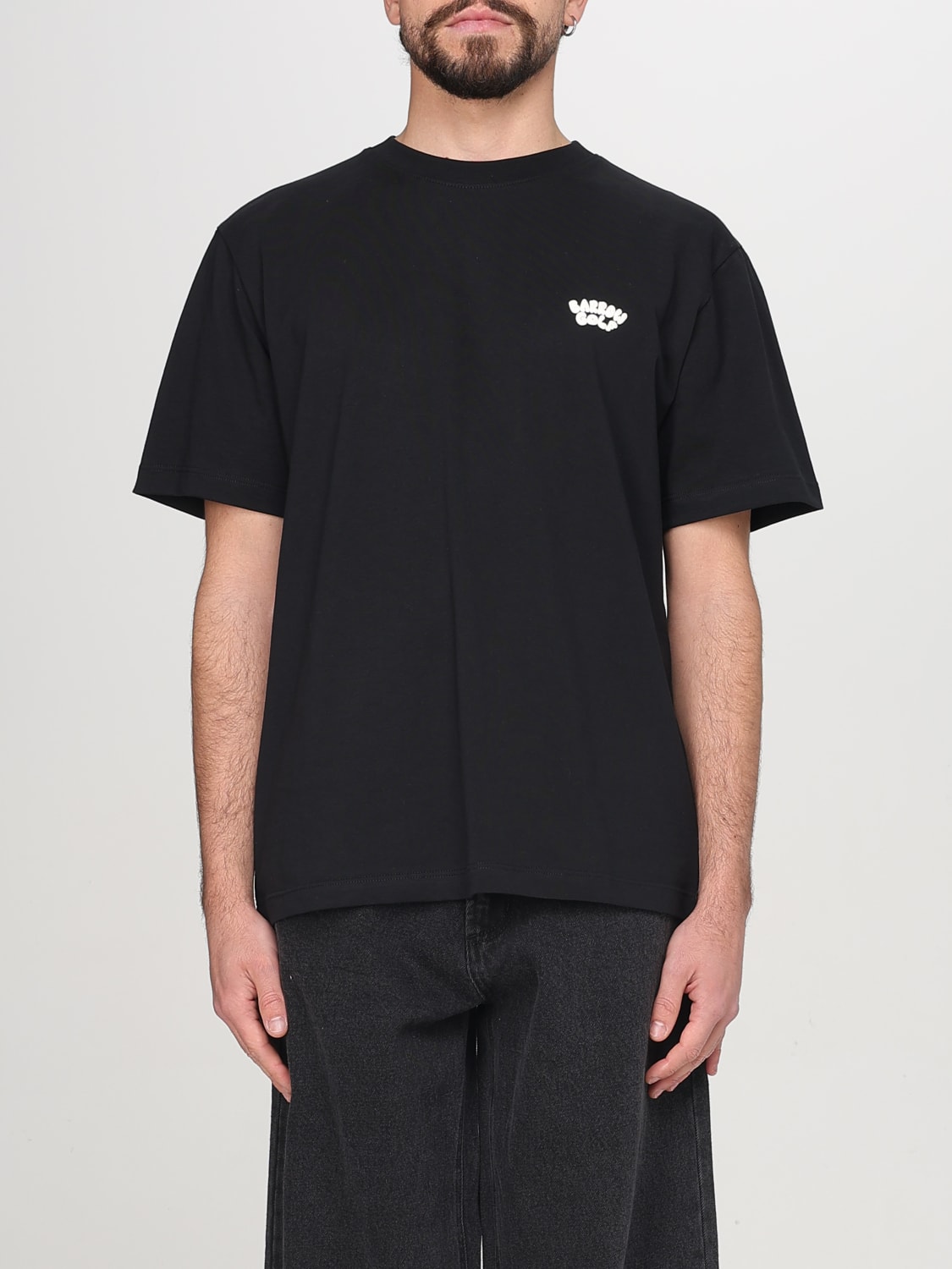 Tシャツ・カットソー BARROW Men T-shirt Black S5BWUATH159 110 Jersey T-shirt BARROW Nero | Grifo210