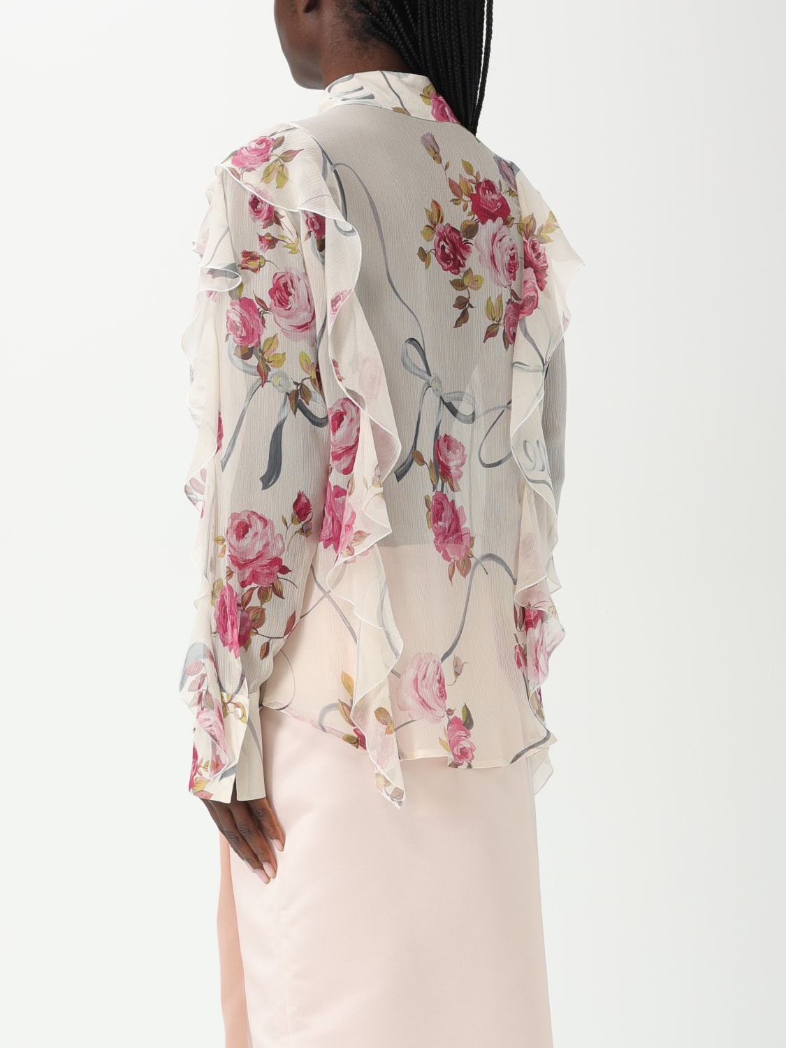 BLUMARINE CHEMISE: Chemise femme Blumarine, Blanc - Img 3