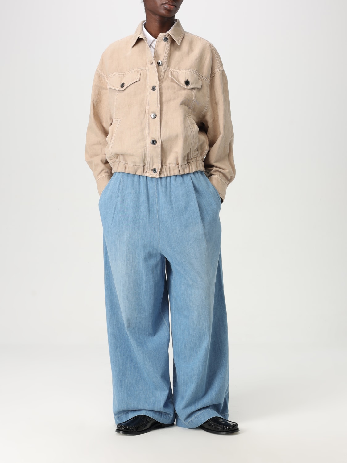 ジャケット BRUNELLO CUCINELLI Woman Jacket Beige ML996FX716 C2910 BRUNELLO CUCINELLI: Jacket woman - Beige | Brunello