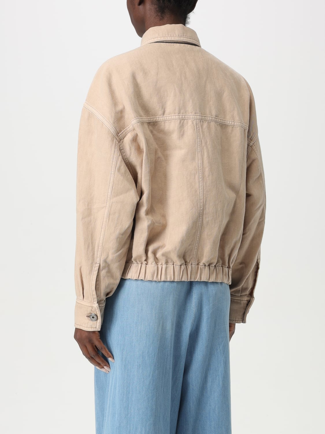 BRUNELLO CUCINELLI: Jacket woman - Beige | Brunello