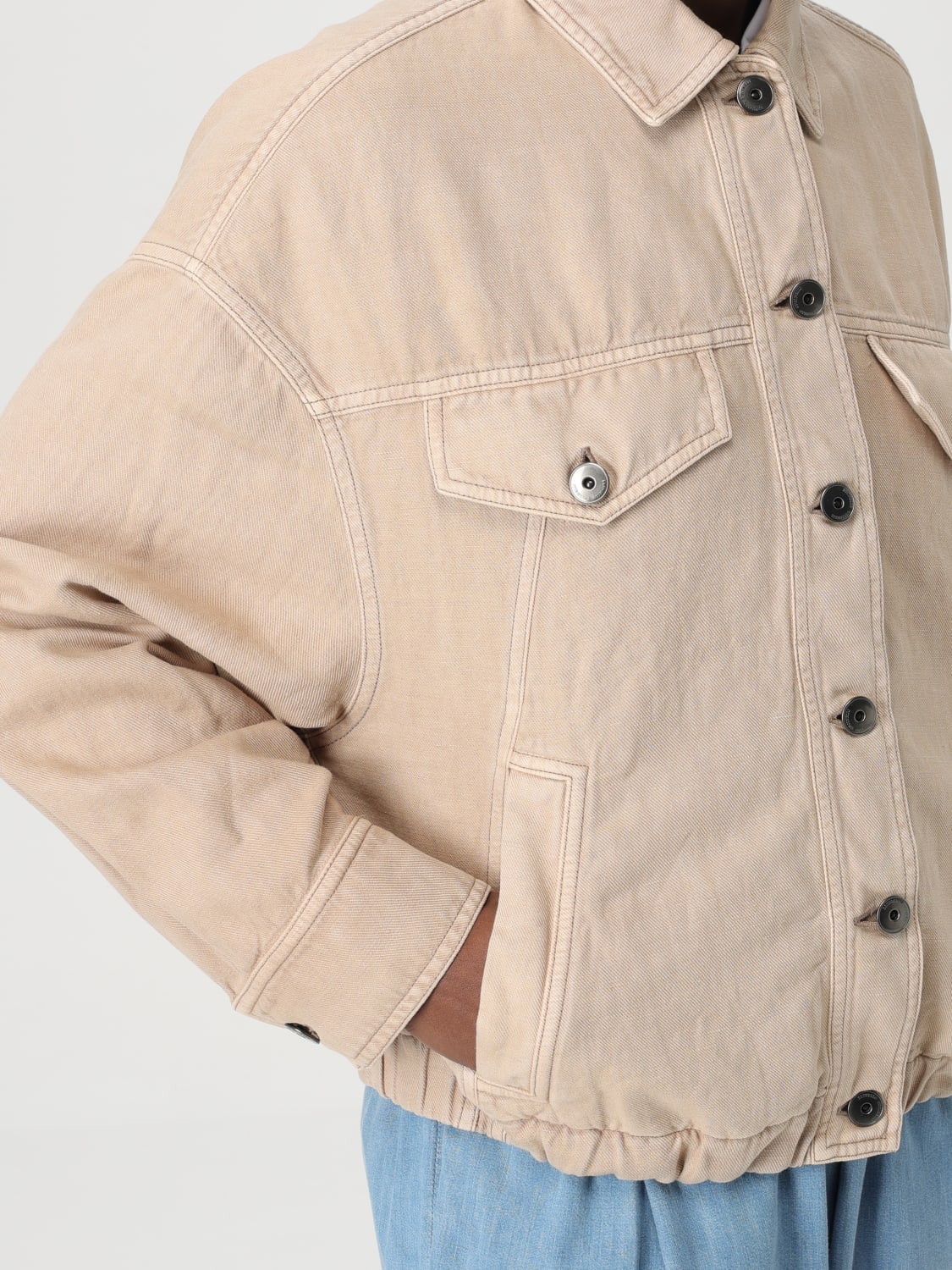 ジャケット BRUNELLO CUCINELLI Woman Jacket Beige ML996FX716 C2910 BRUNELLO CUCINELLI: Jacket woman - Beige | Brunello