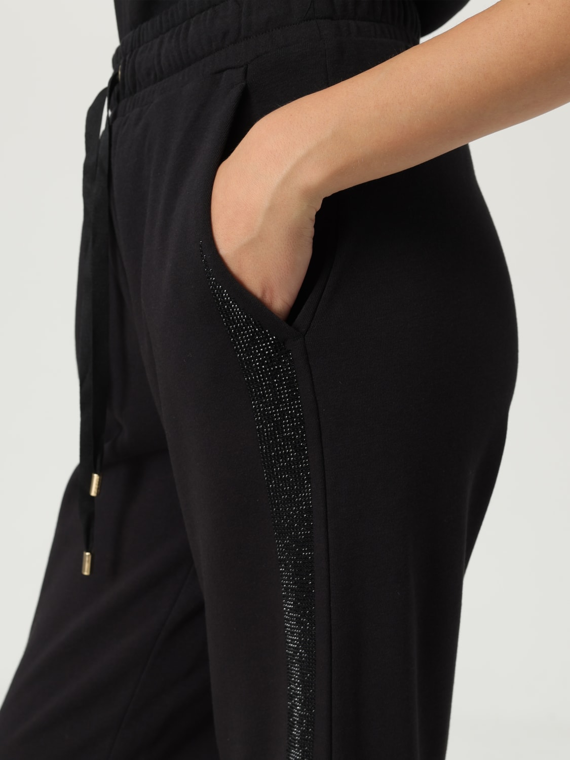 パンツ LIU JO Woman Pants Black TA5051FS000 22222 Sweatpants colour black | Liu Jo