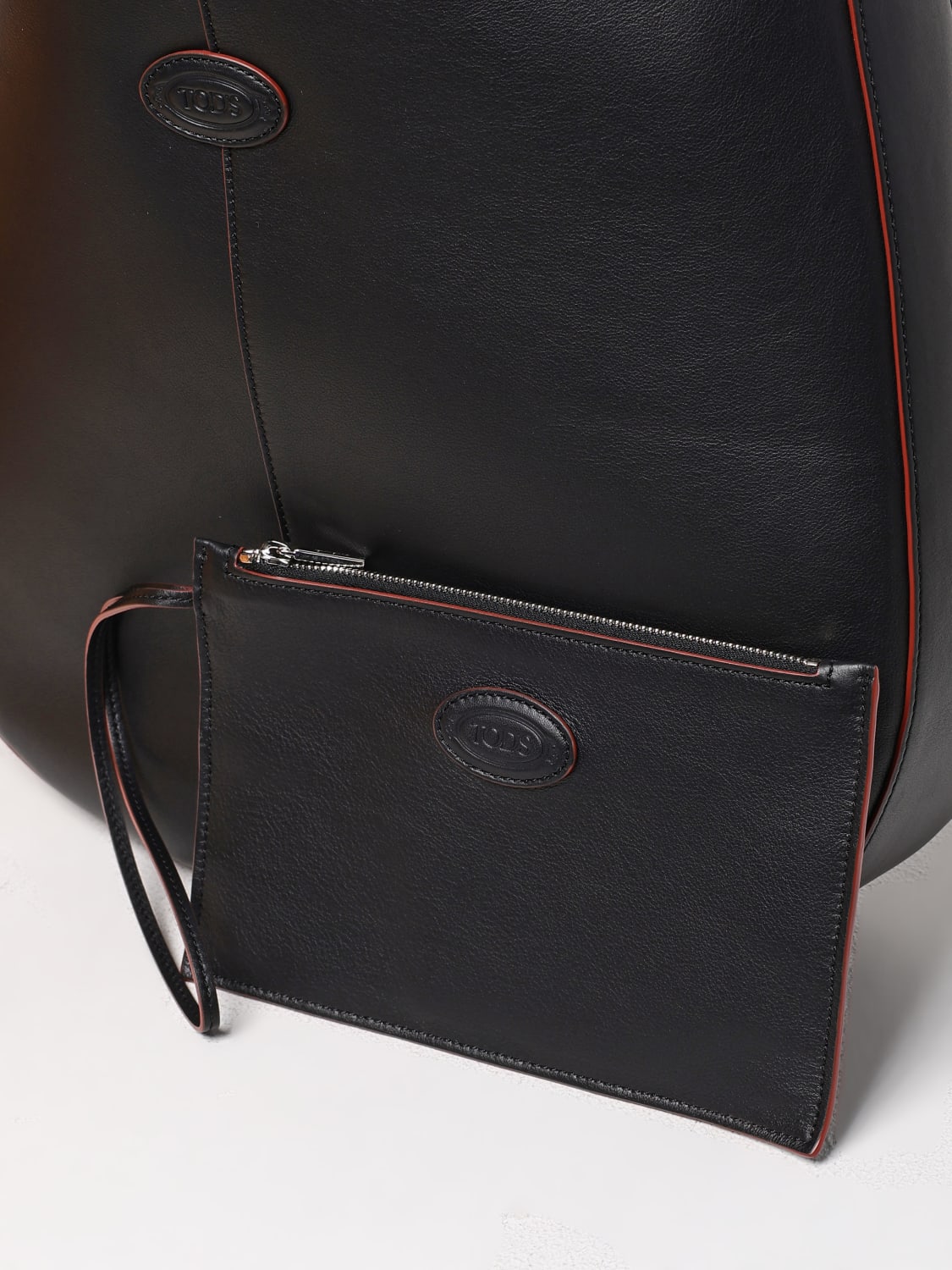 TOD'S BORSA A SPALLA: Borsa a spalla Tod's in pelle , Nero - Img 4