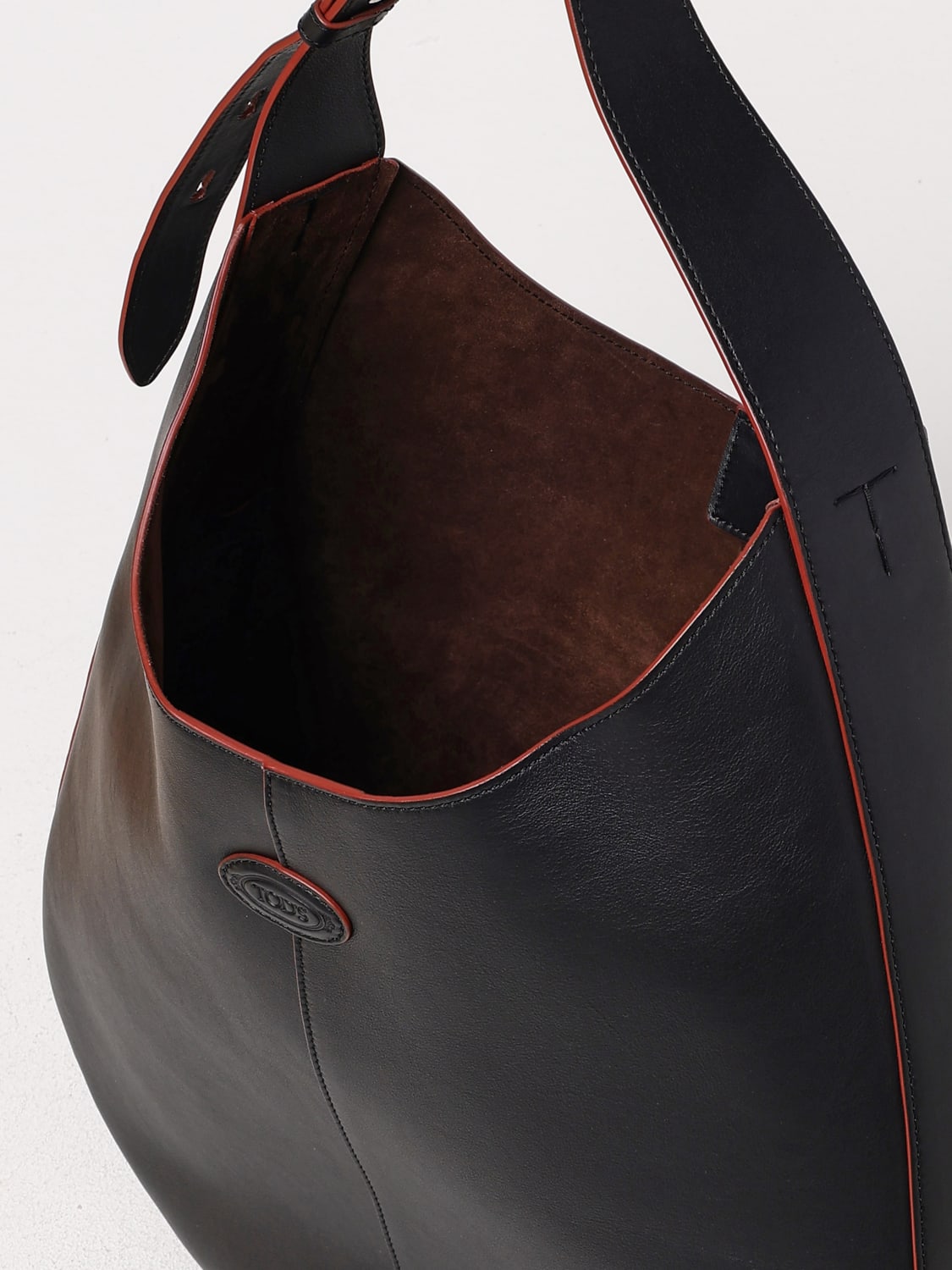 TOD'S BORSA A SPALLA: Borsa a spalla Tod's in pelle , Nero - Img 5