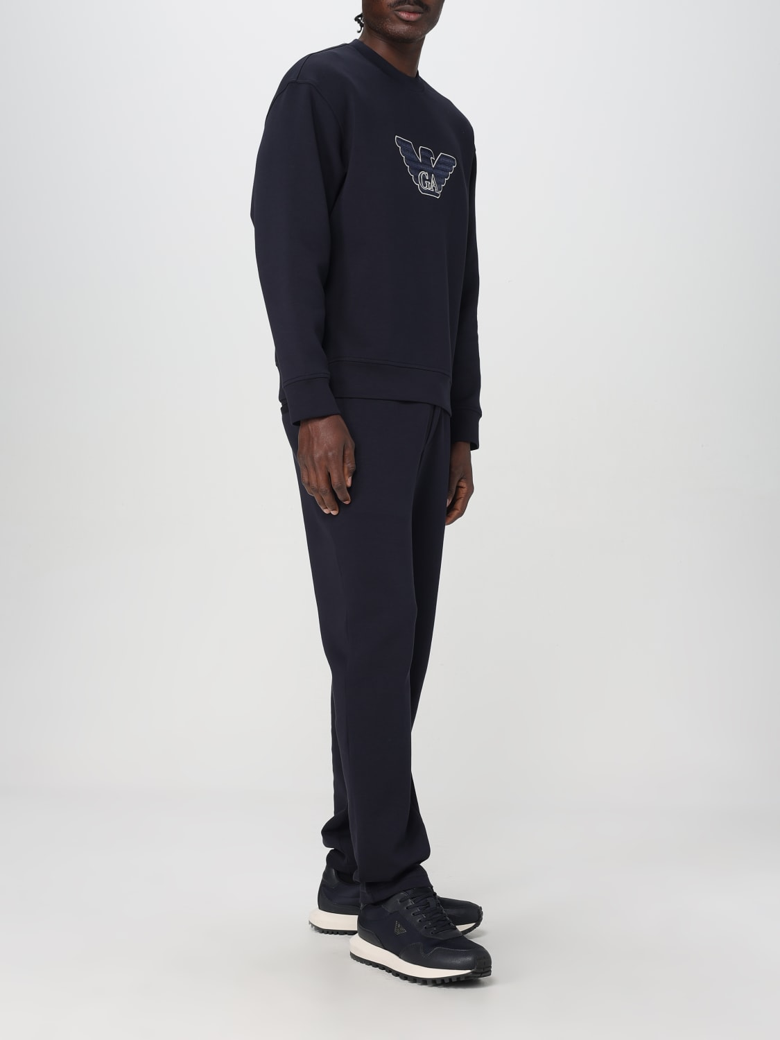 EMPORIO ARMANI SWEATSHIRT: Pullover herren Emporio Armani, Blau 1 - Img 2