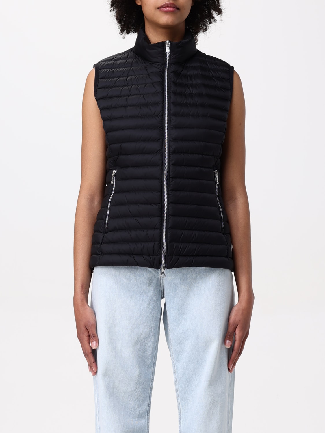 ベスト・ジレ COLMAR Women Outer 2222U 5WG 99 NERO BLACK COLMAR: zip-up padded vest - Black | Colmar waistcoat