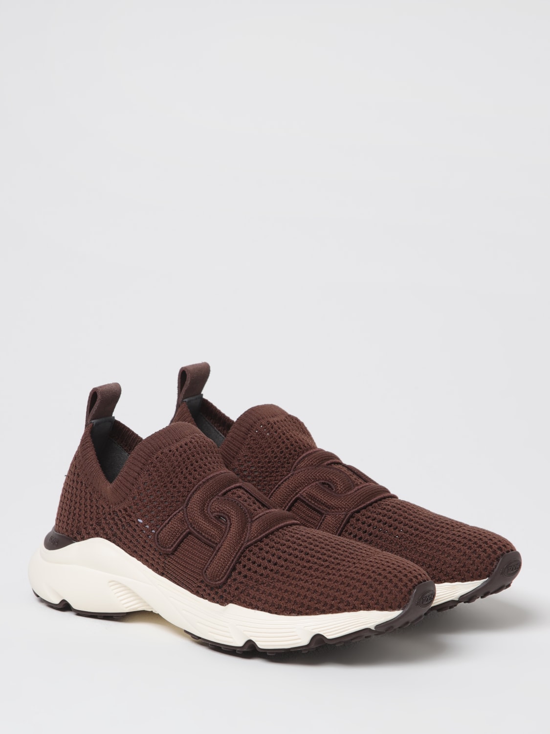 TOD'S ZAPATILLAS: Zapatillas mujer Tod's, Marrón Oscuro - Img 2